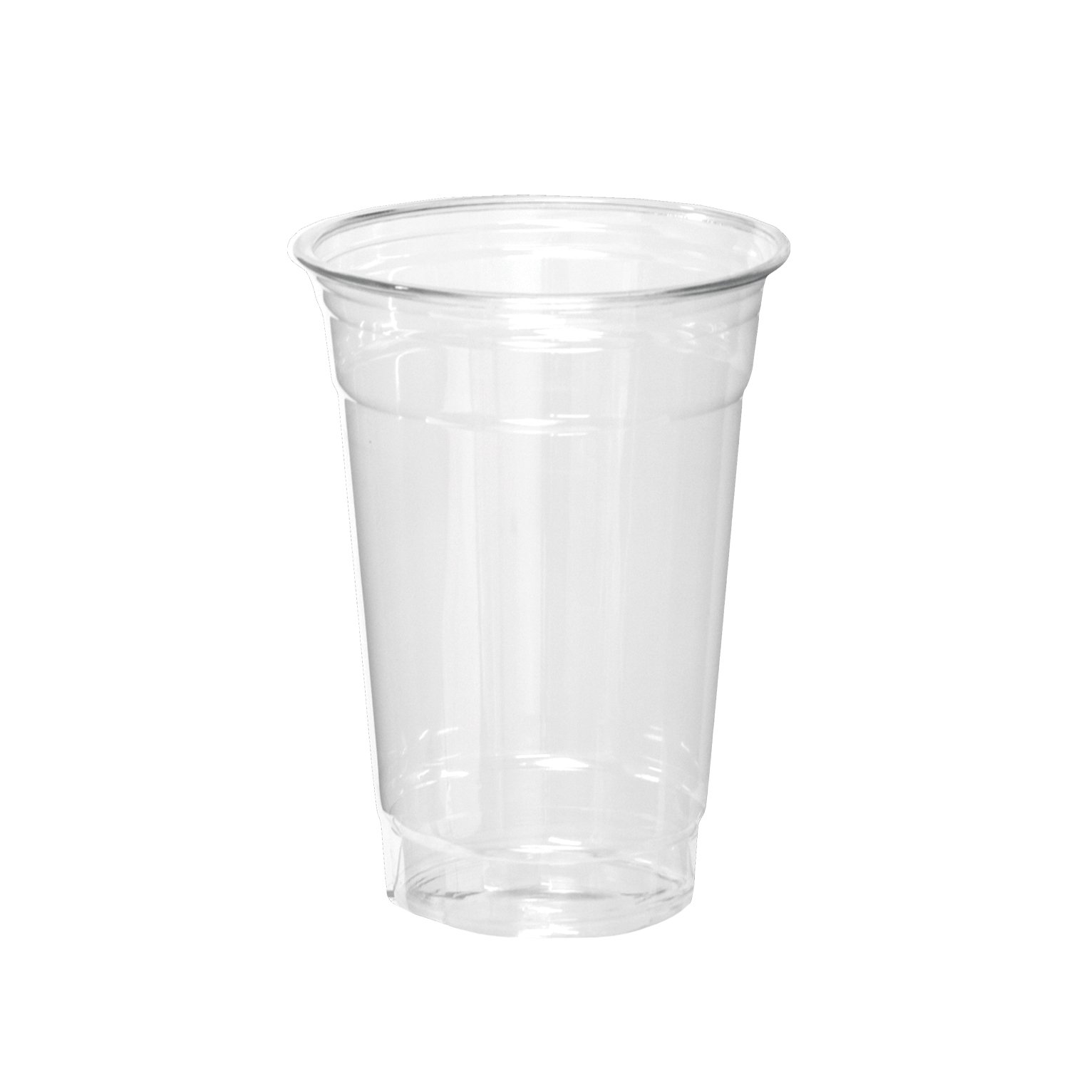 500-Pack 16oz Clear Plastic Party Cups - Disposable Soft Drink Cups for Parties, Events, Picnics & BBQs - Bulk Case of 500 Cups