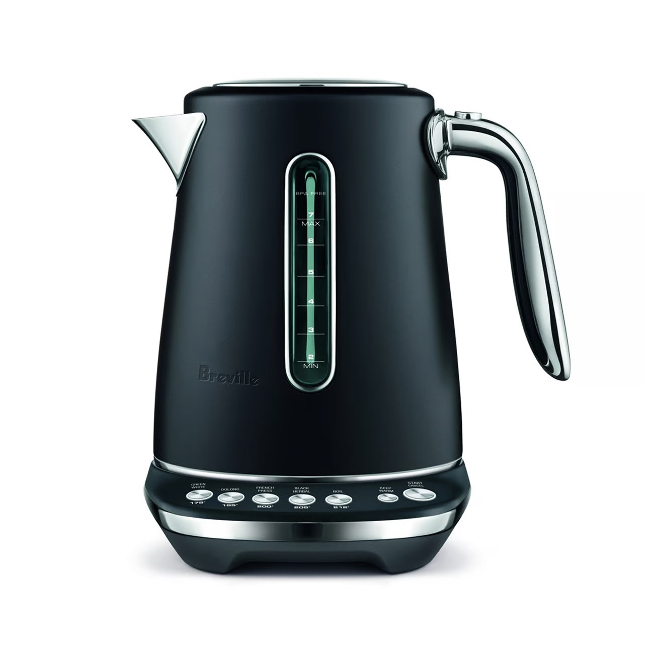 Breville Smart Kettle Luxe - Fast Boiling Electric Kettle with Temperature Control & Keep Warm Function - Perfect for Tea, Coffee & Pour Over Brewing at Home or Office