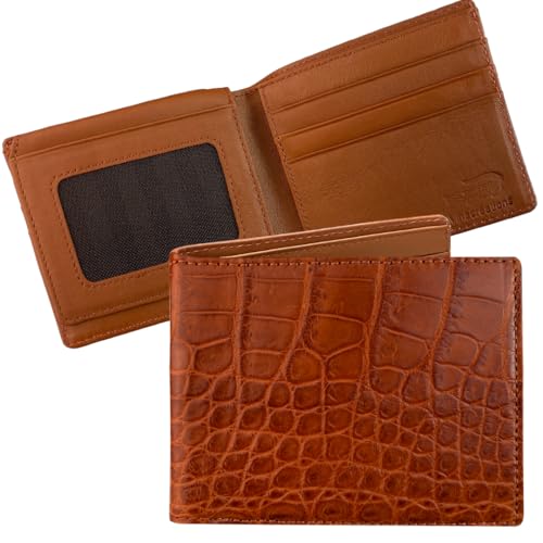 Bifold-Brown-Croc Belly