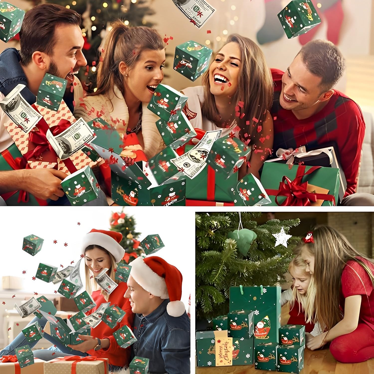Pop Up Money Gift Box - Unique Folding Bouncing Cash Gift Box for Birthdays, Weddings & Christmas | Creative Cash Present Idea | Surprise Explosion Money Box for Special Occasions