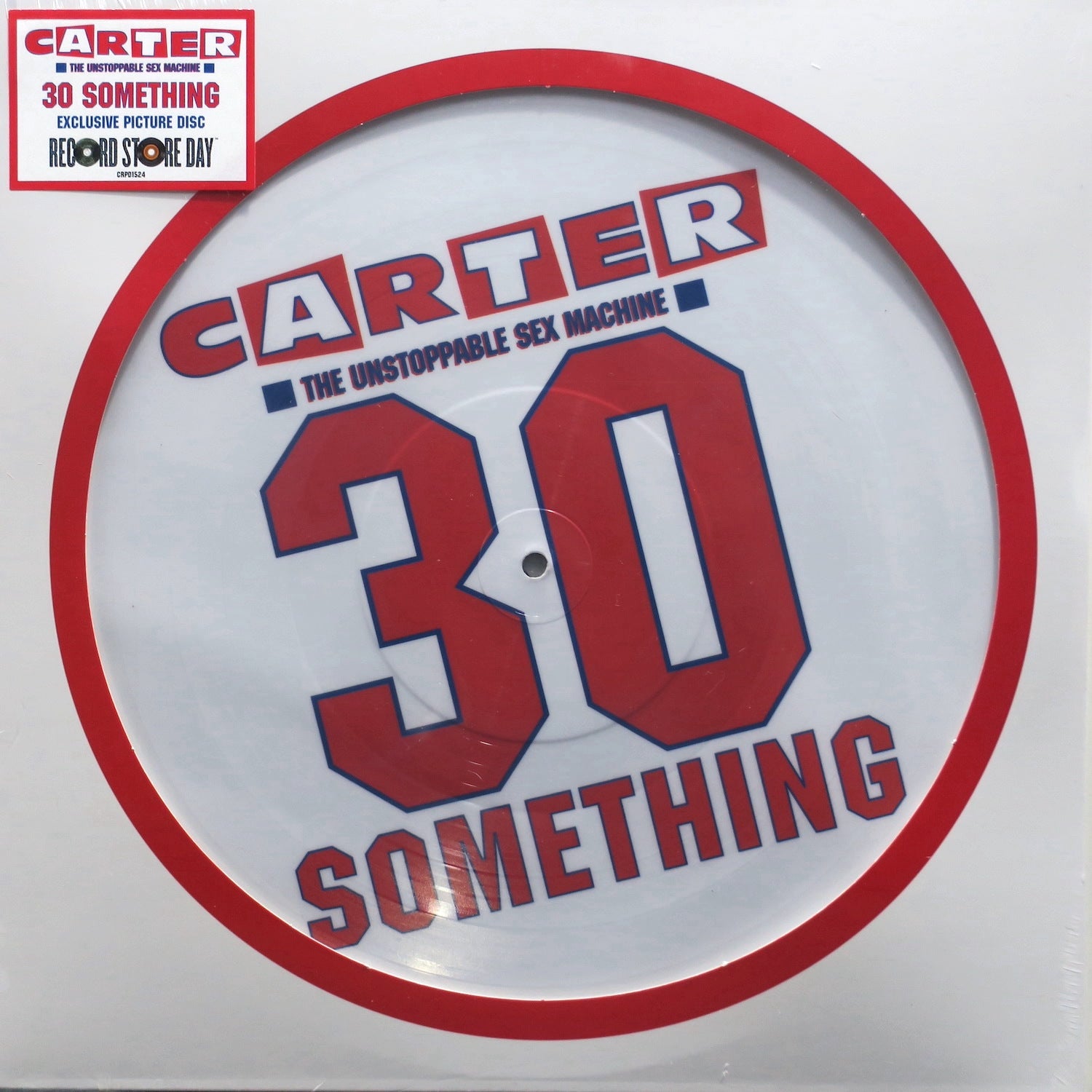 CARTER USM '30 Something' RSD Limited Edition Picture Disc Vinyl LP – Perfect for Collectors & Music Enthusiasts, Ideal for Home Listening & Gifts