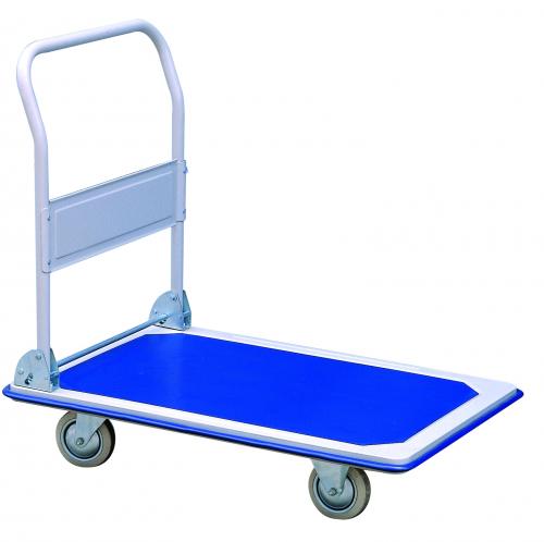 Foldable Platform Trolley Cart - Heavy Duty 550LBS Capacity - Portable Utility Hand Truck for Warehouse, Moving & Home Use