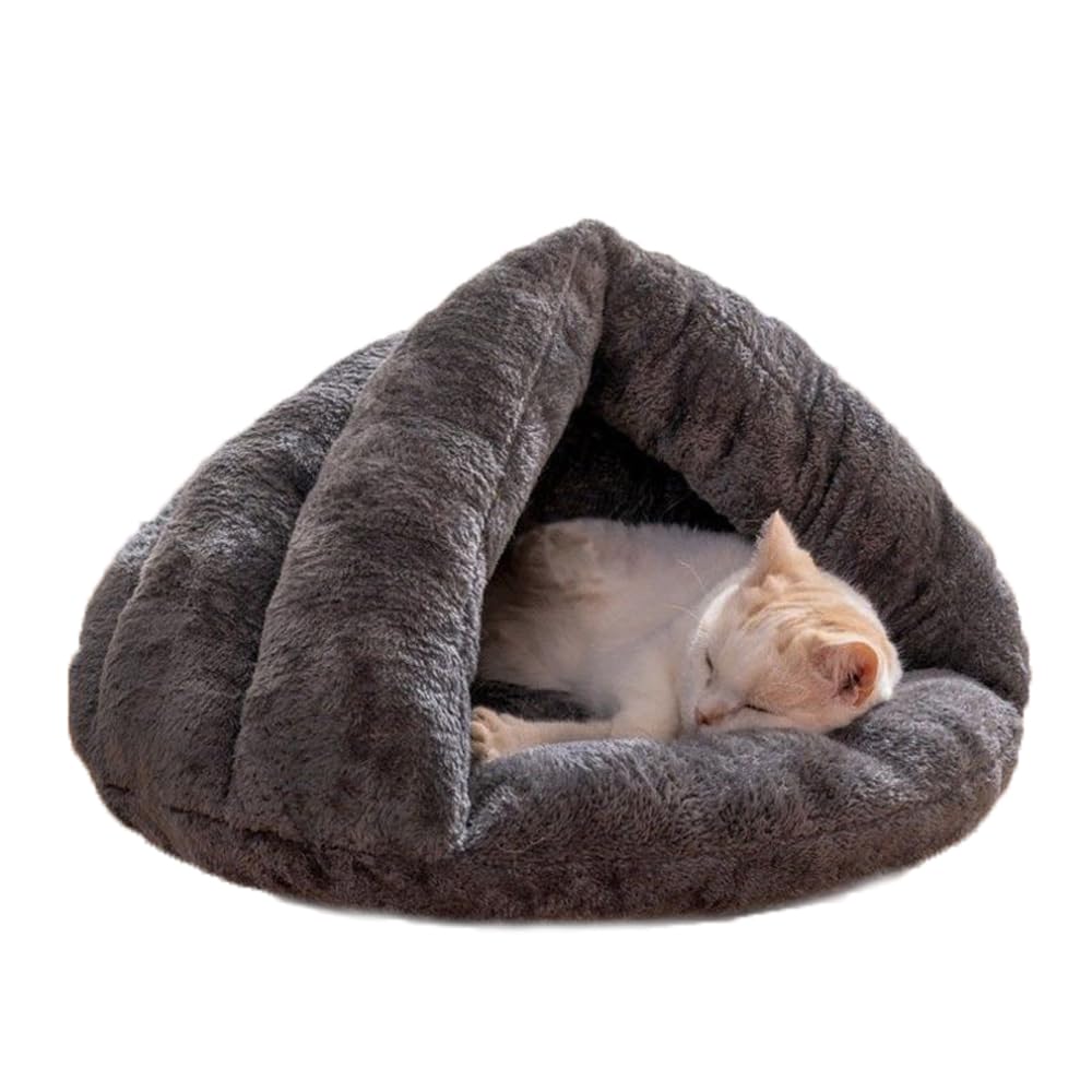 Small Pet Tent Cave Bed - Warm Indoor Nest for Dogs & Cats - Portable, Washable & Foldable - Perfect for Winter Sleep & Cozy Napping