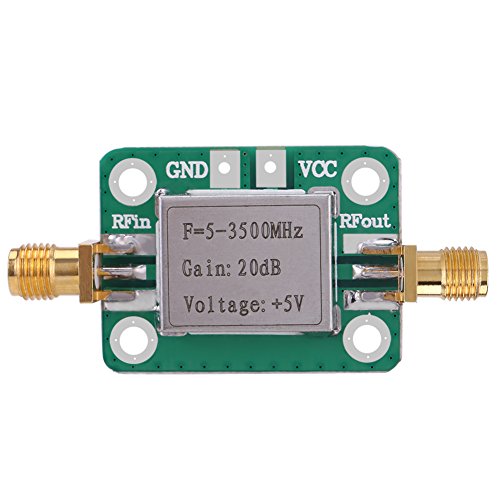 5-3500MHz 20dB Low Noise RF Amplifier Module with Shielding Box - for Ham Radio, Signal Boosting & Wireless Communication Systems