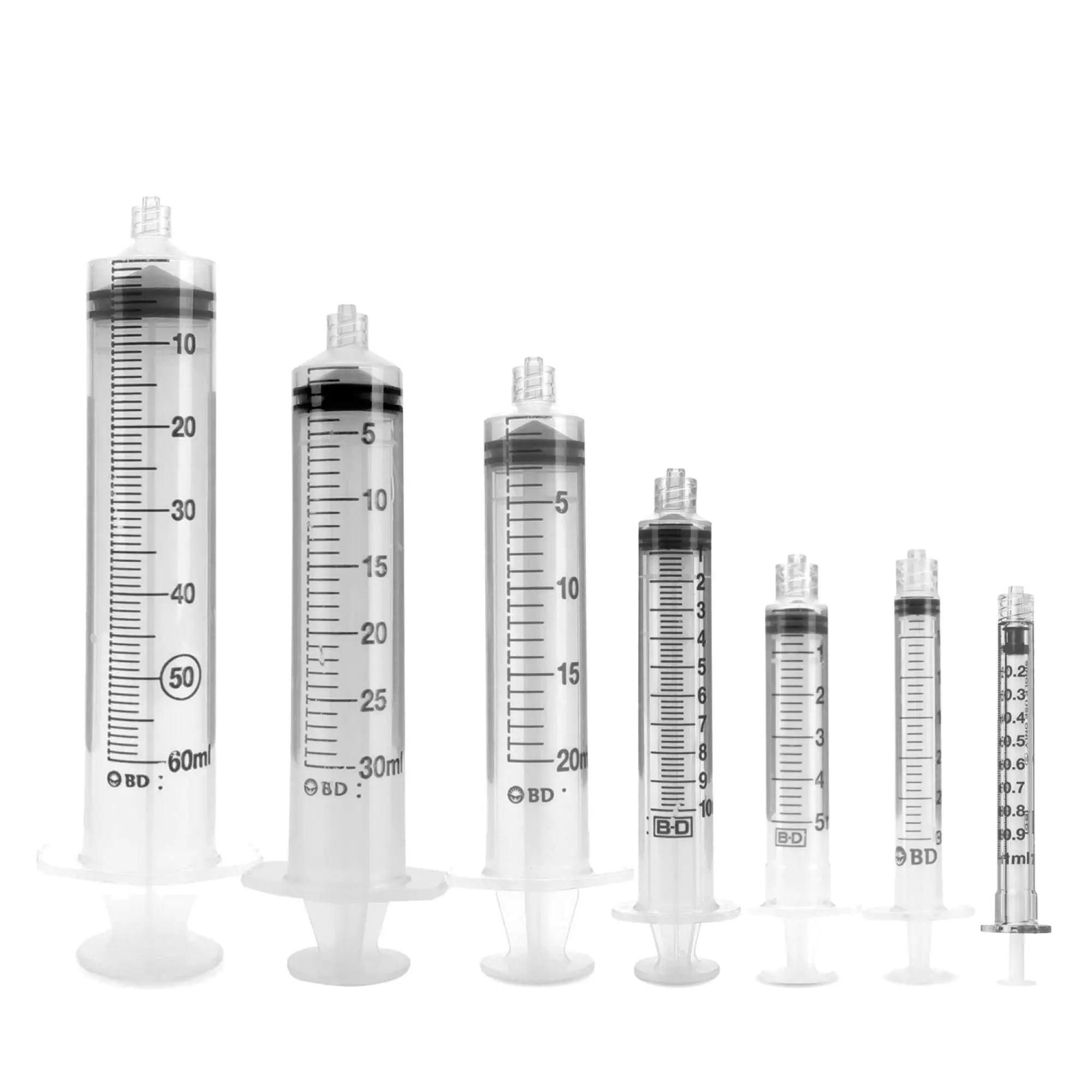 BD Syringe with Luer Lock Tip - Sterile Medical Syringes for General Use, Lab, Veterinary & Home Healthcare Applications