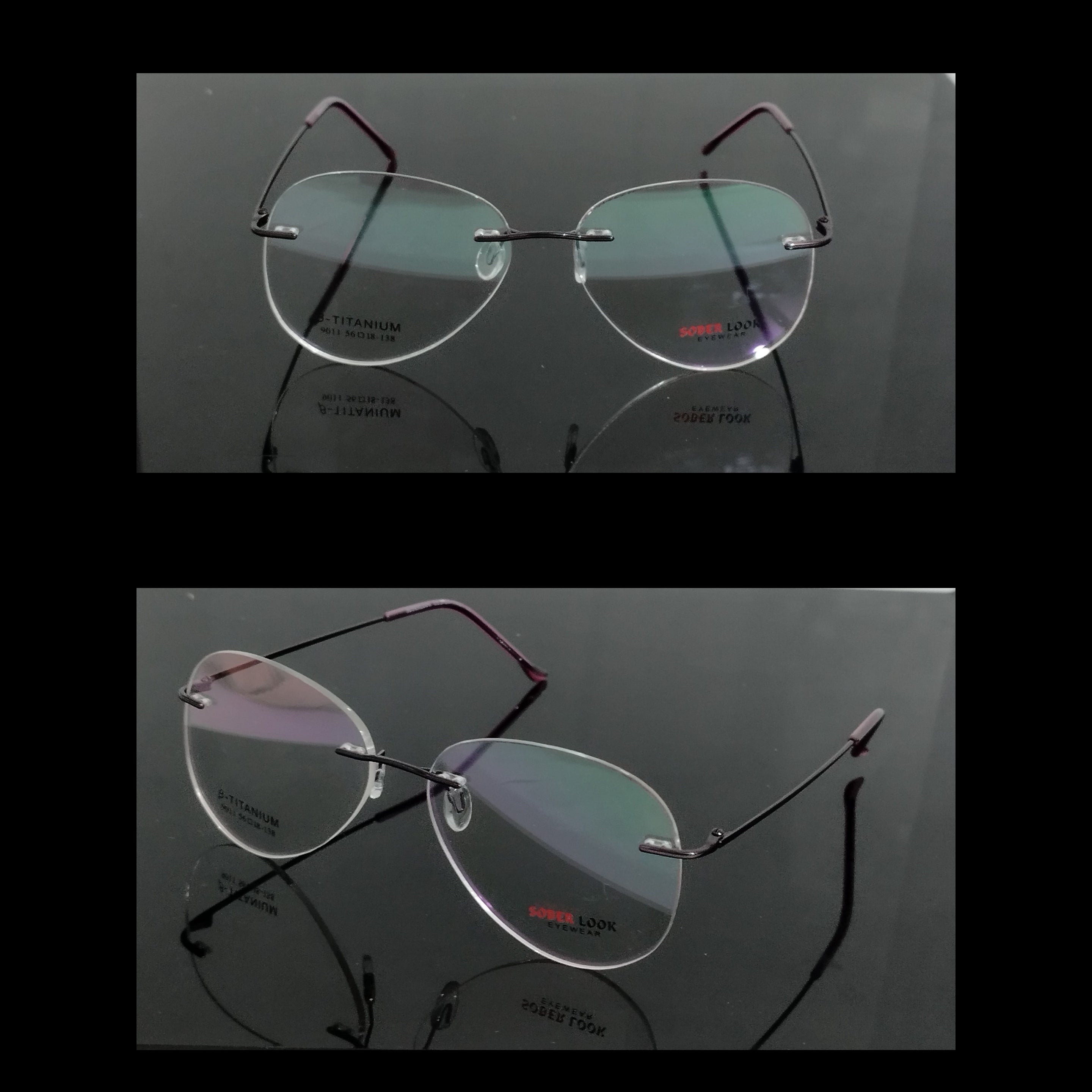Stylish Rimless Aviator Glasses - Ultra Lightweight Frameless Eyewear for Men & Women | Perfect for Driving, Reading & Fashion Accessories