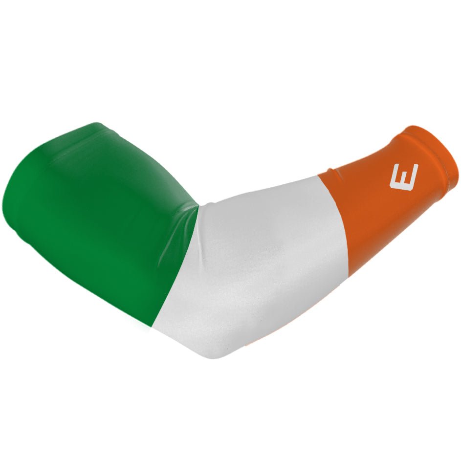 Ireland Flag Arm Sleeve - Irish Pride Compression Sleeves for Sports, Running & Workouts - Perfect for St. Patrick's Day, Irish Festivals & Sporting Events