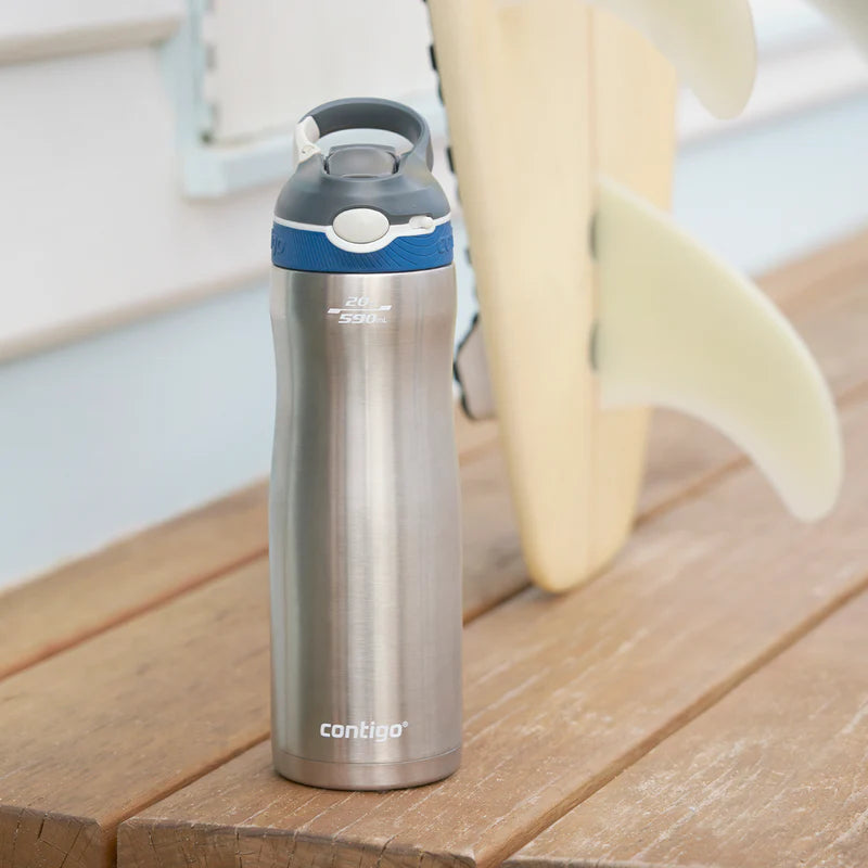 Ashland Chill AUTOSPOUT Vacuum Insulated Stainless Steel Water Bottle - 20oz (590ml) - Leakproof & Sweatproof - Perfect for Gym, Hiking, Travel & Outdoor Activities