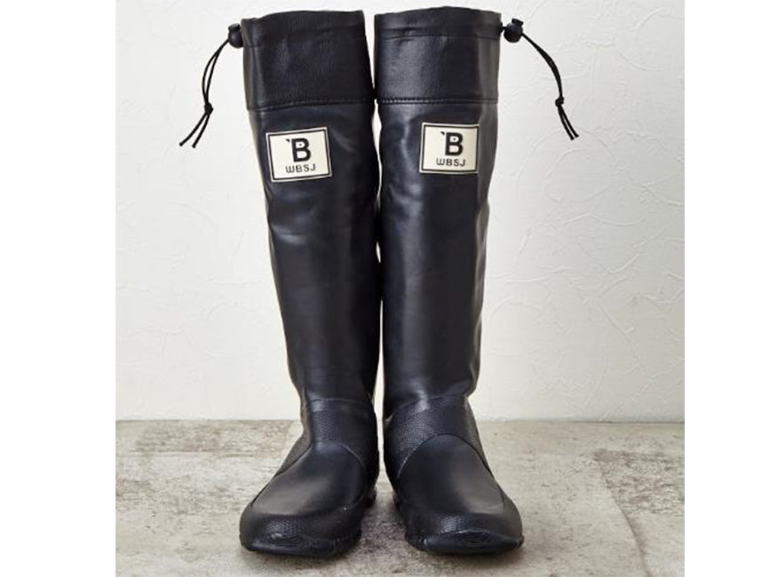 2022 Exclusive Black WBSJ Portable Wellington Boots - Waterproof Rain Boots for Men & Women - Perfect for Hiking, Gardening, and Outdoor Adventures