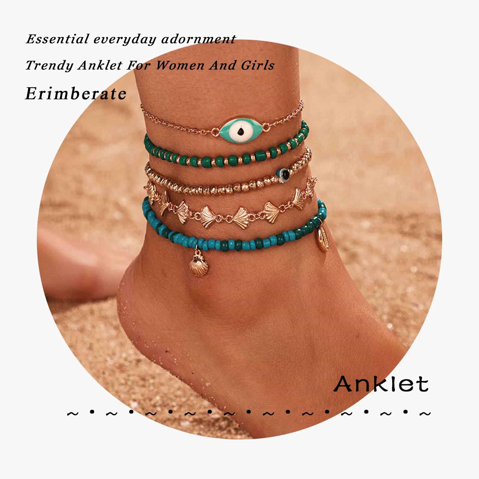 Bohemian Black Woven Rope Ankle Bracelet with Silver Layered Chain - Adjustable Wax Anklet for Women | Summer Beach Jewelry, Festival Accessories, Boho Chic Foot Chain