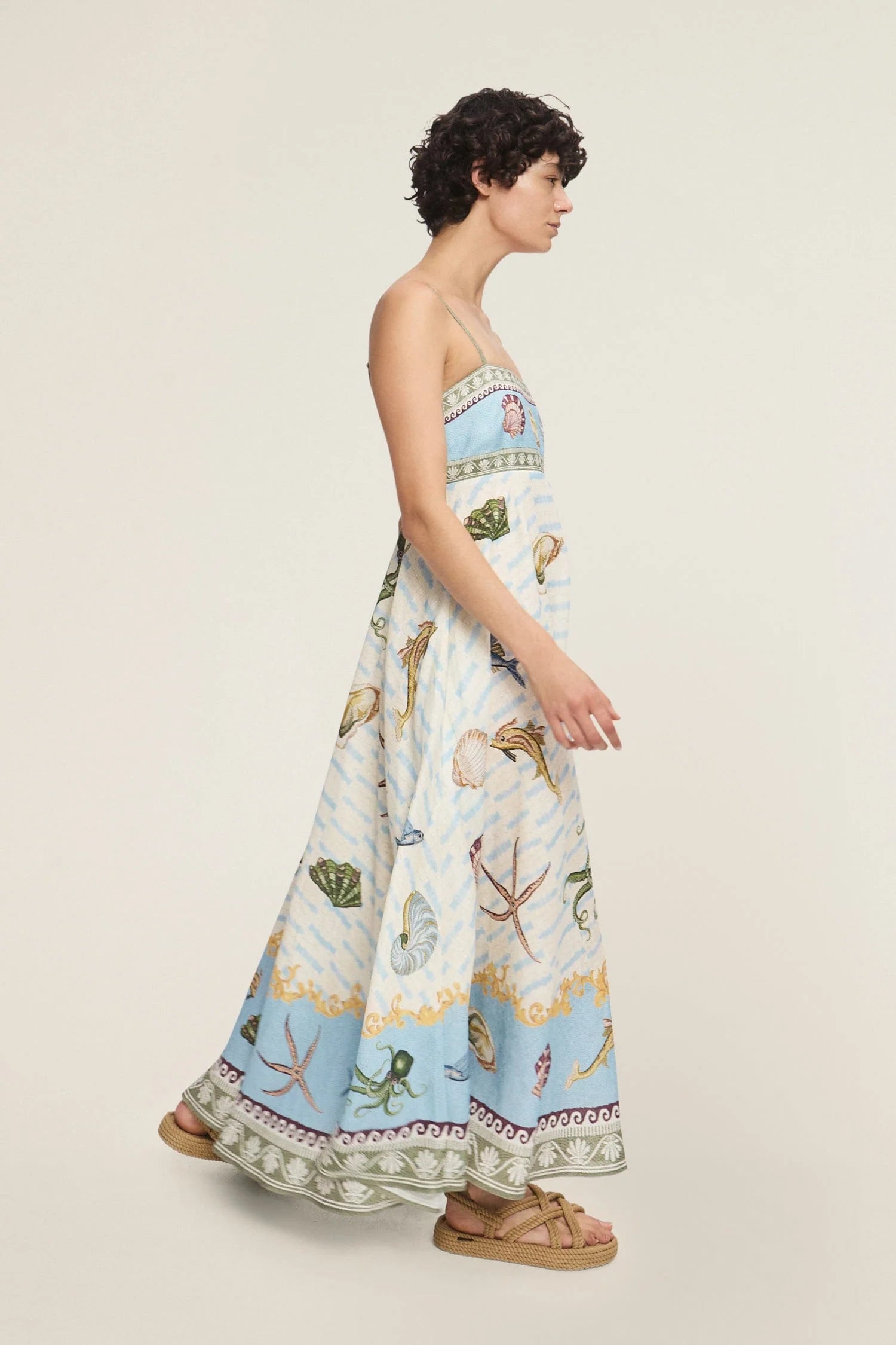Women's Floral Sundress for Summer - Lightweight Beach Dress with Pockets - Perfect for Vacation, Poolside, and Outdoor Activities