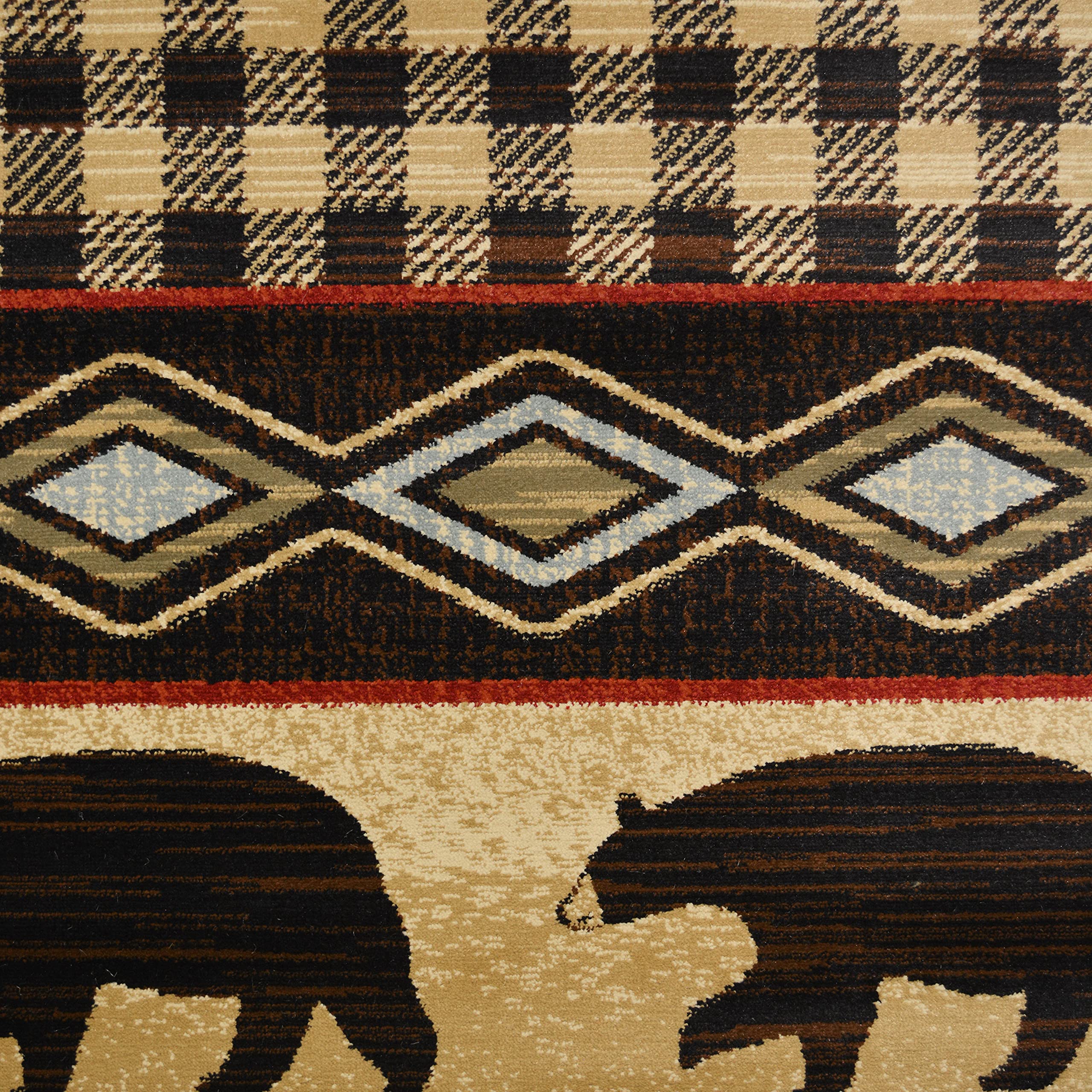 Mayberry Rug Bear Down Area Rug 7'10
