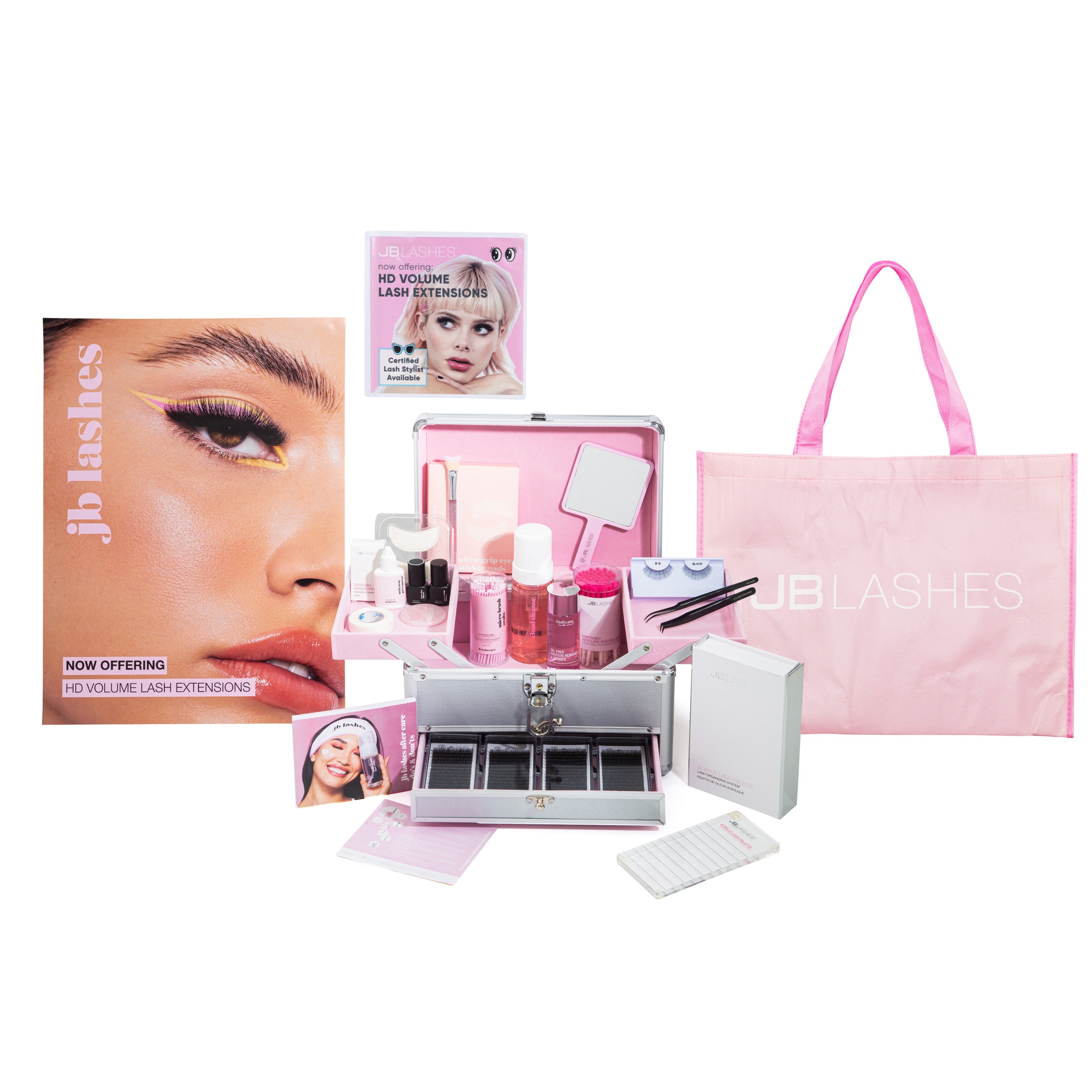 JB Lashes HD Volume Lashes Success Kit - Professional False Eyelashes Set for Dramatic Volume & Length | Perfect for Parties, Weddings & Special Occasions