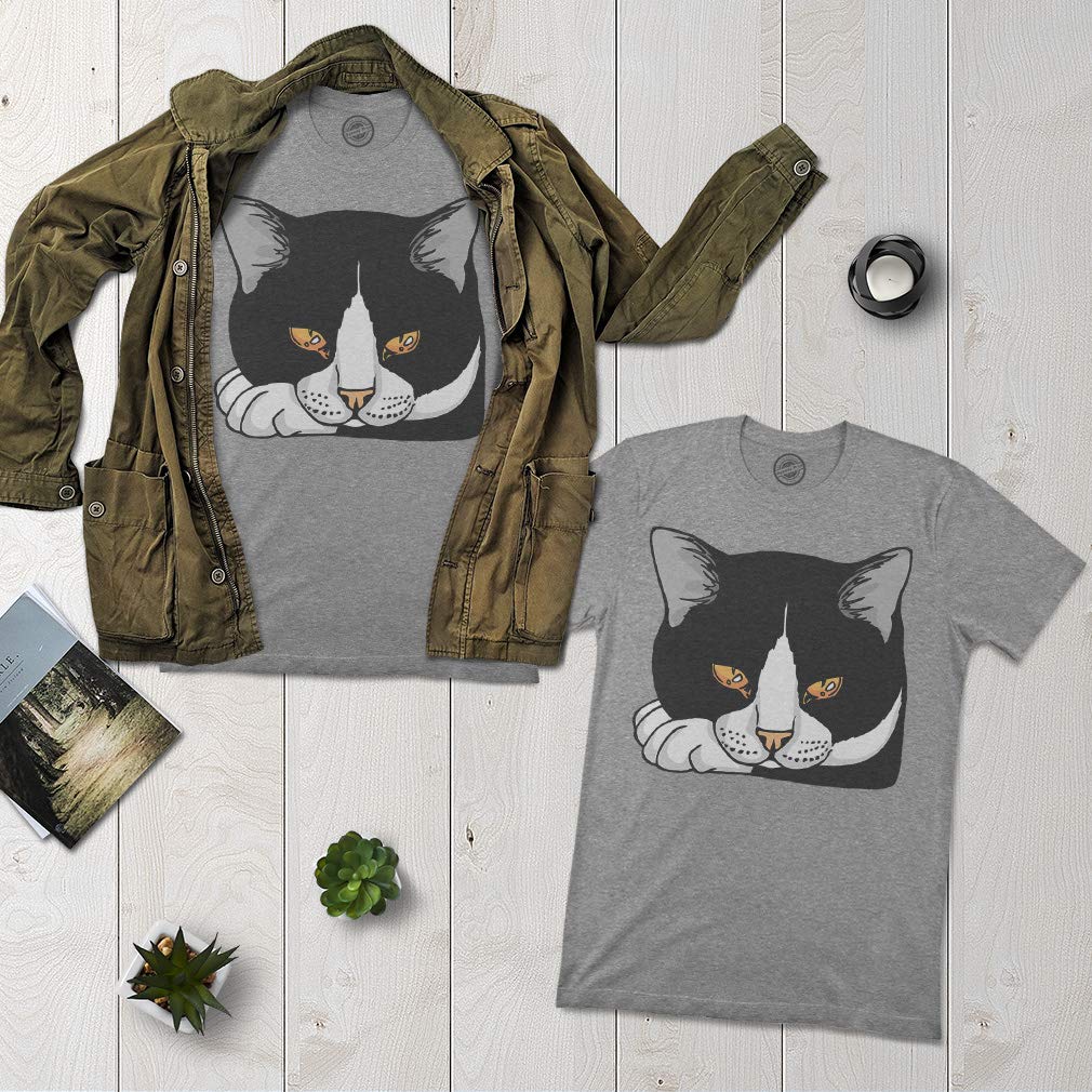 Funny Tuxedo Cat Graphic Tee - Premium Novelty Pet Shirt for Casual Wear