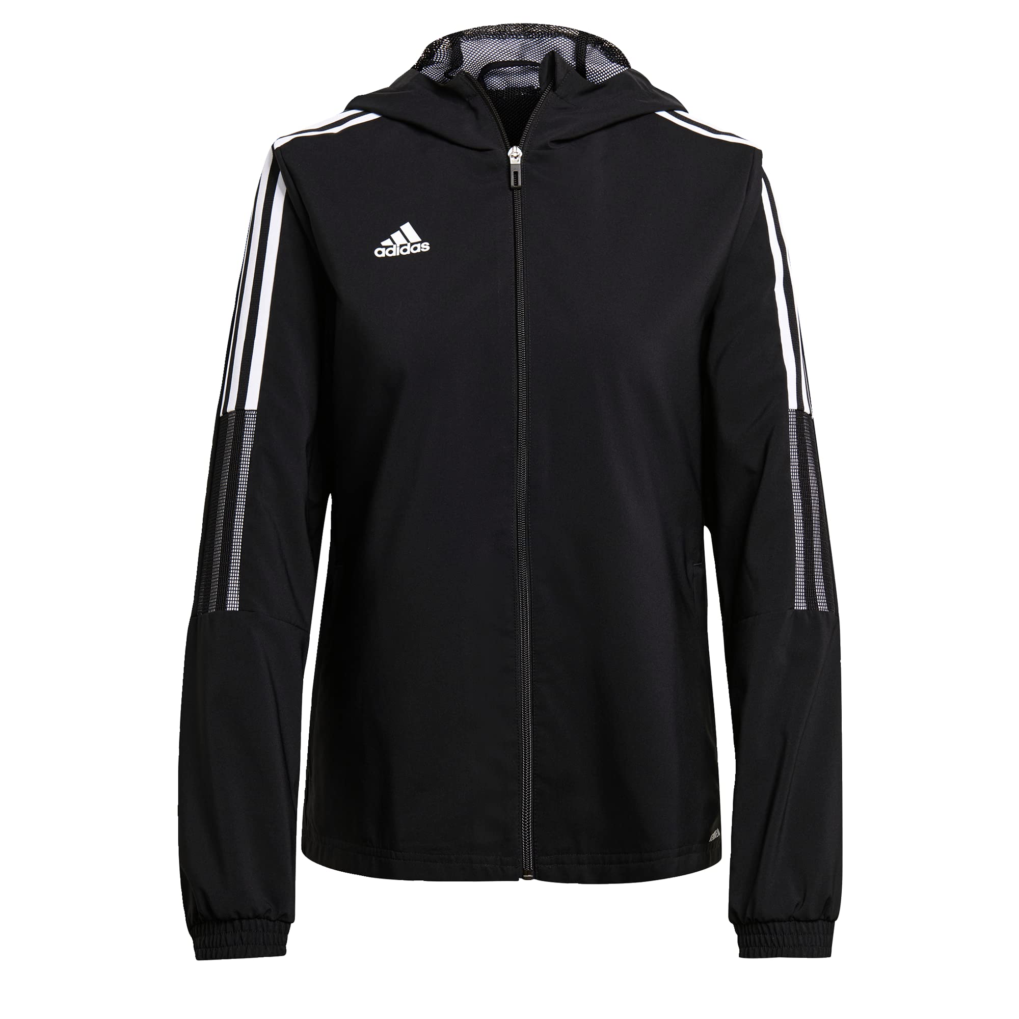 Adidas Women's Tiro 21 Windbreaker Jacket - Lightweight Water-Resistant Running Jacket for Outdoor Sports & Casual Wear