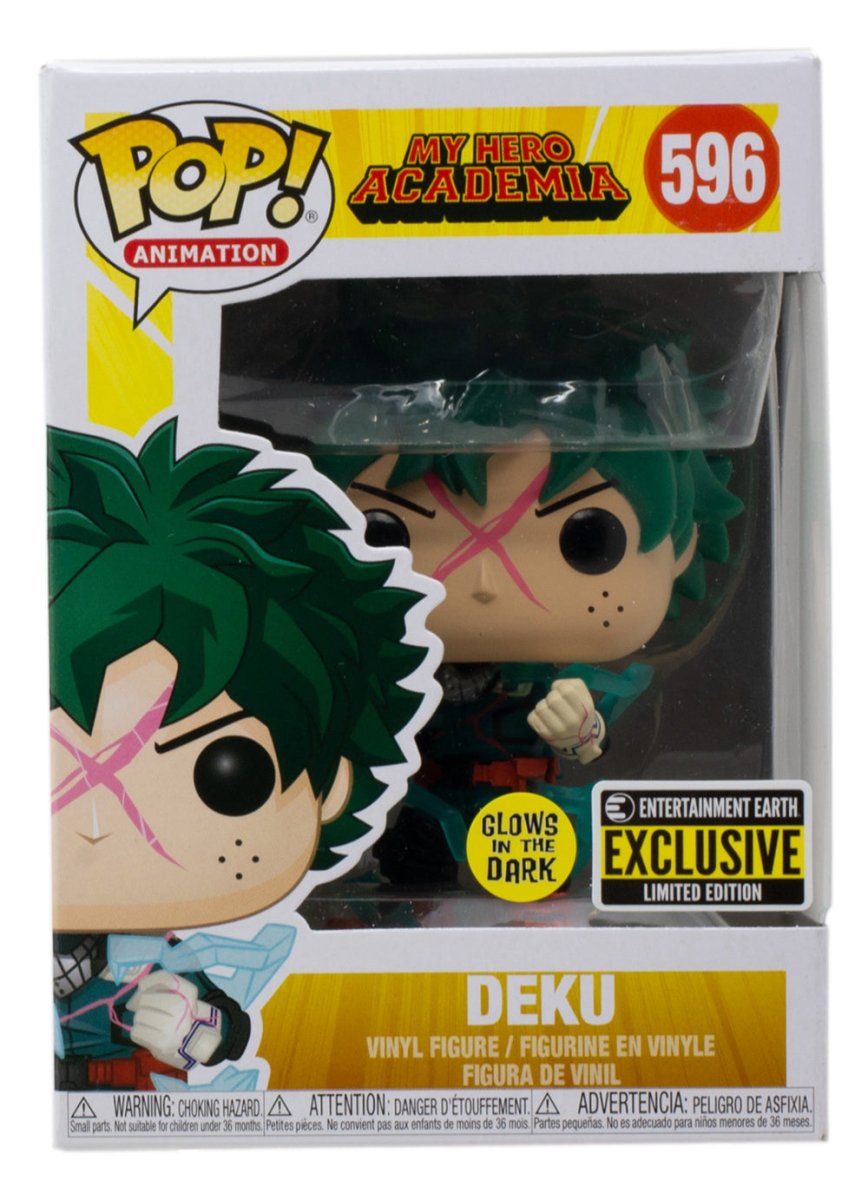 My Hero Academia Deku Funko Pop! Vinyl Figure #596 EE Exclusive - Anime Collectible for Fans & Gift Idea