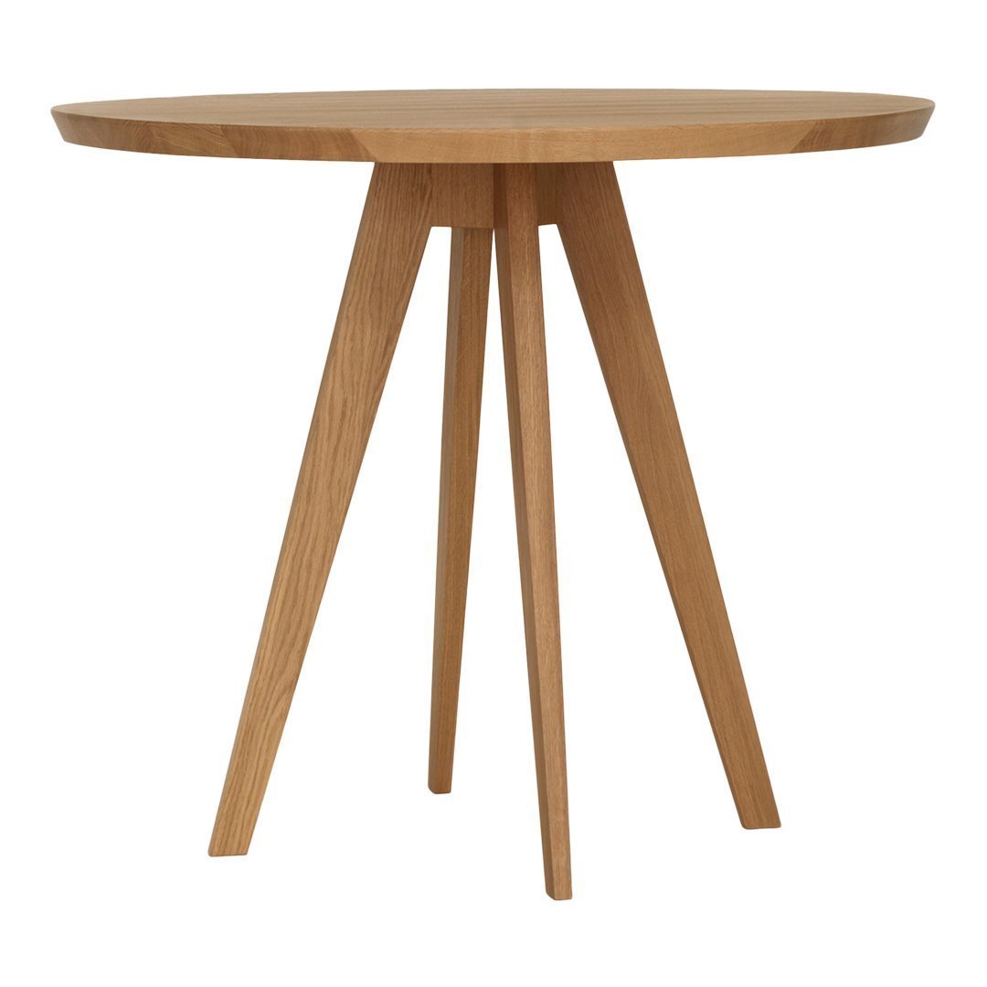 Round Dining Table - Modern Wooden 48 Inch Kitchen Table for Small Spaces - Perfect for Breakfast Nook, Apartment Dining, and Cozy Family Meals
