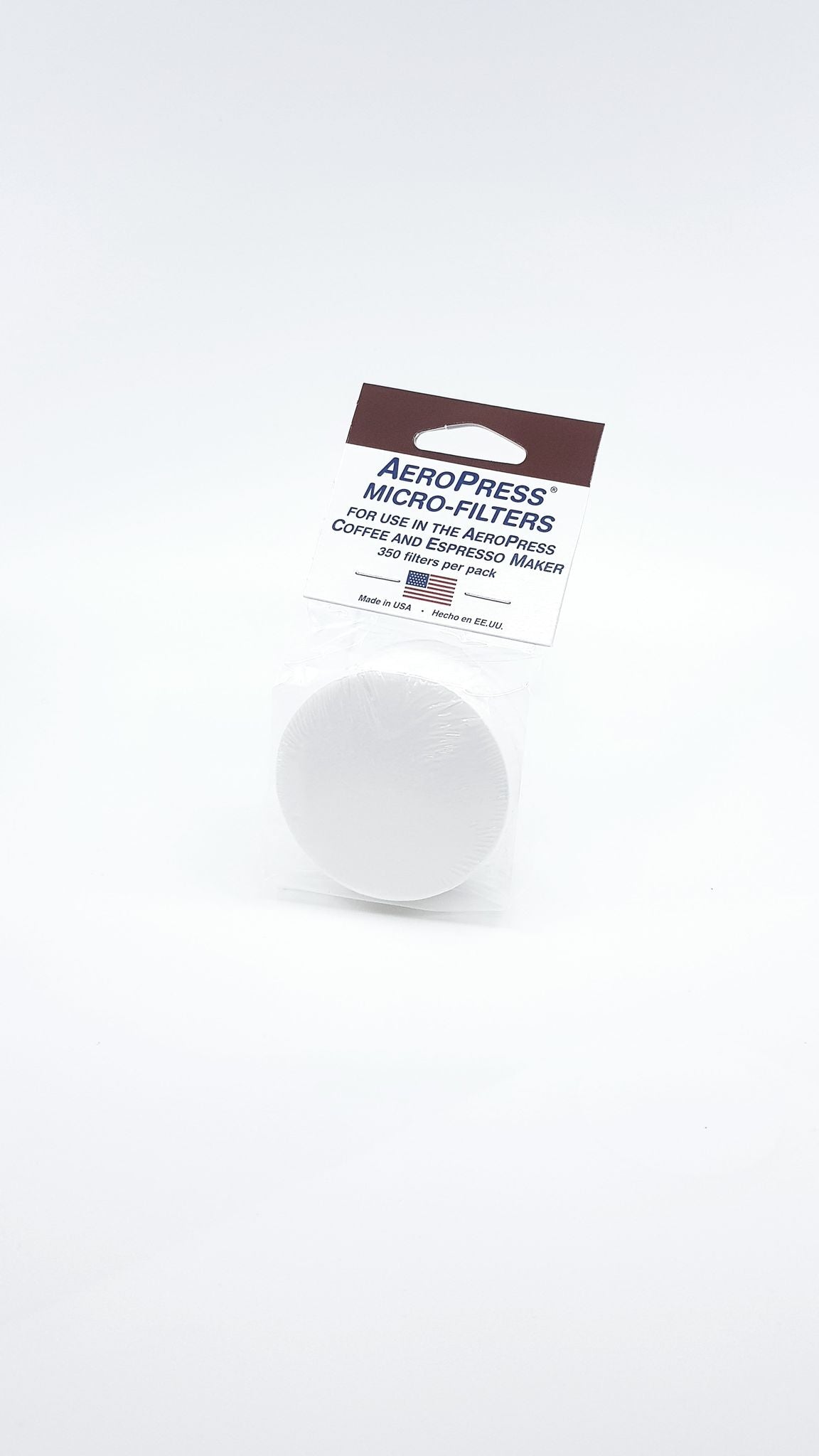 AeroPress Coffee Filters - 350 Count, Compatible with AeroPress Original & Go - Perfect for Home, Office, Travel & Camping Brewing