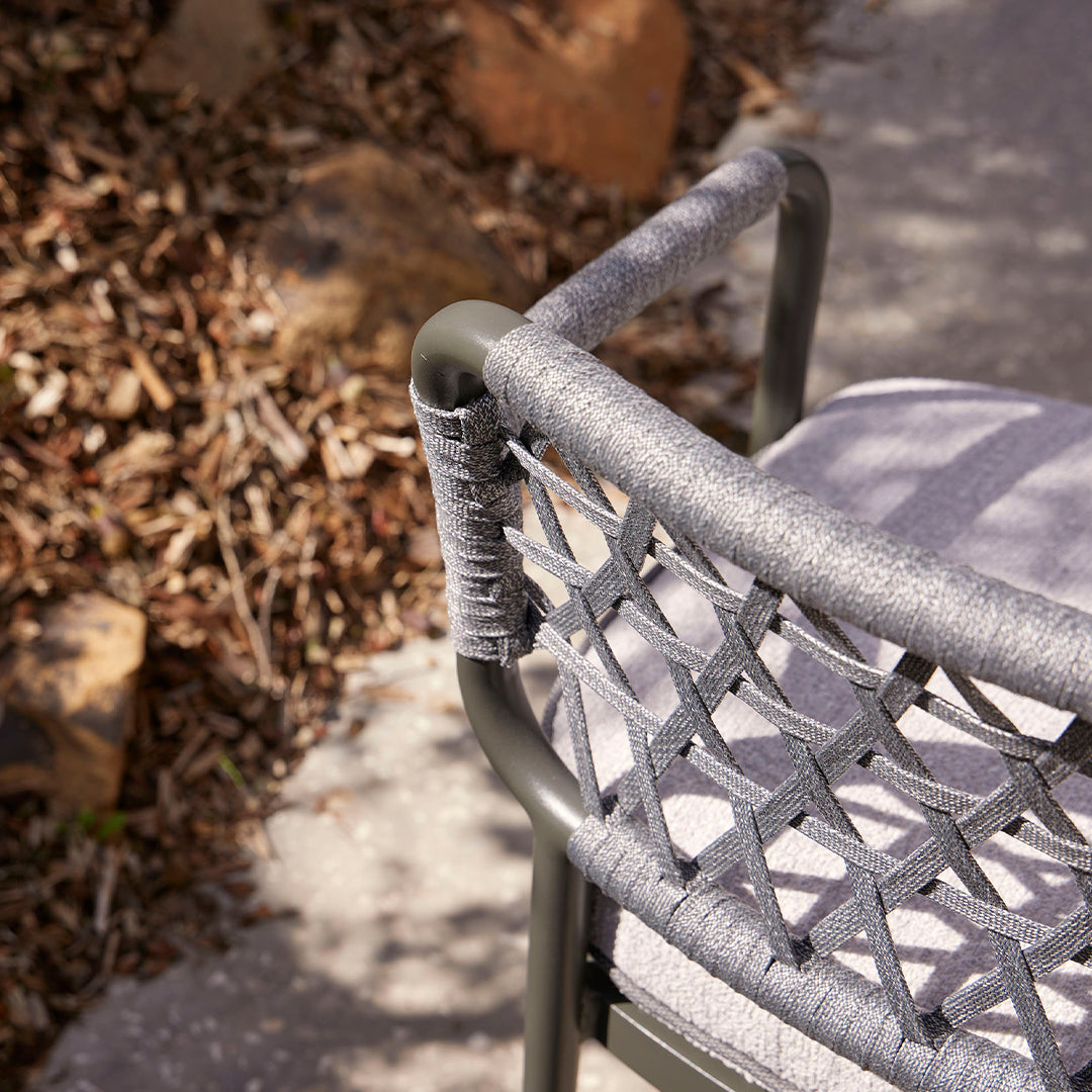 Curio Outdoor Dining Armchair - Weather-Resistant Patio Chair for Garden, Poolside & Restaurant Use
