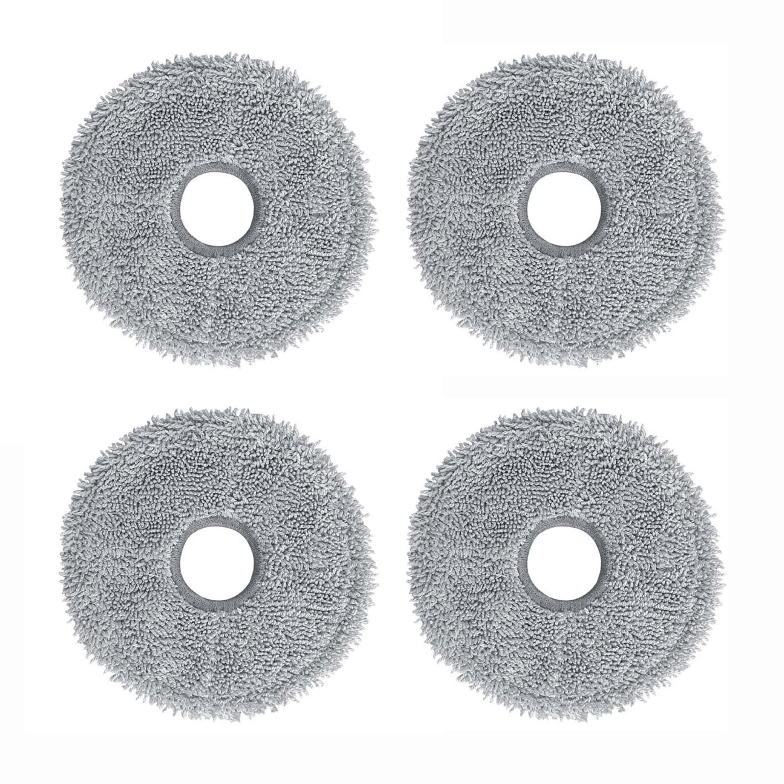 Dreame L20 Ultra Robot Vacuum Cleaner Replacement Accessories Kit - 4 Washable Mop Pads for Deep Cleaning | Perfect for Hardwood Floors, Tile & Pet Hair Removal