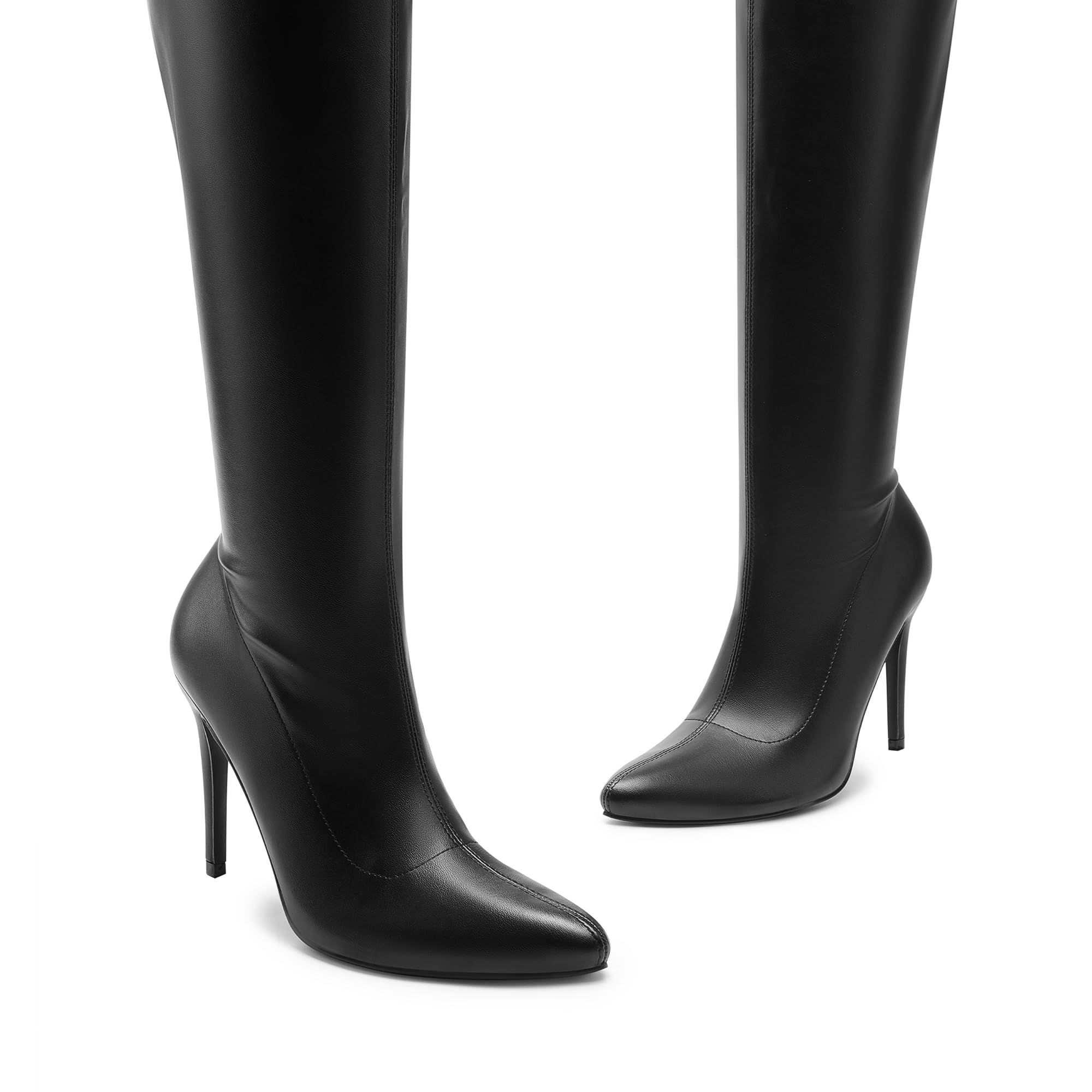 DREAM PAIRS Women's Over The Knee Thigh High Boots with Heel - Stylish Fall & Winter Fashion Boots for Casual Outfits, Parties & Date Nights