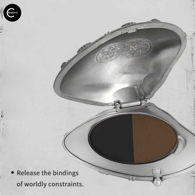 LA SANTA CROXX Nioi Knot Dream Dual Tone Eyebrow Powder - Waterproof & Long-Lasting Eyebrow Makeup for Natural Look - Perfect for Daily Use, Parties, and Professional Makeup