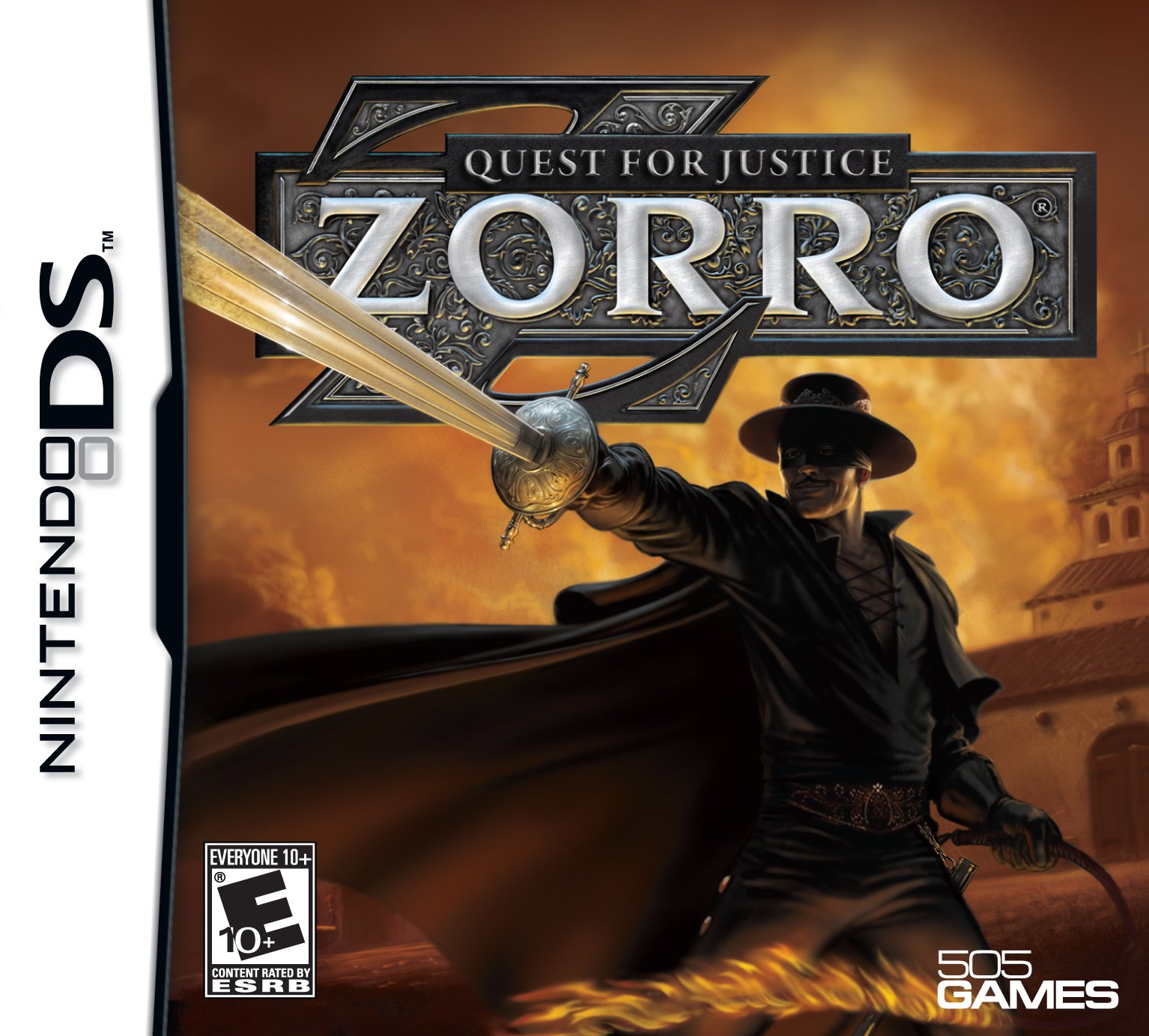 Zorro - Quest for Justice - Nintendo DS Game - Action-Adventure for Kids & Teens - Perfect for Travel & Family Game Nights