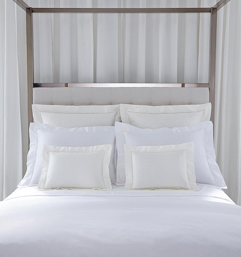 Luxury SFERRA Giza 45 Sateen Duvet Cover Set - 100% Egyptian Cotton Bedding for Ultimate Comfort - Perfect for Master Bedroom & Hotel Style Decor
