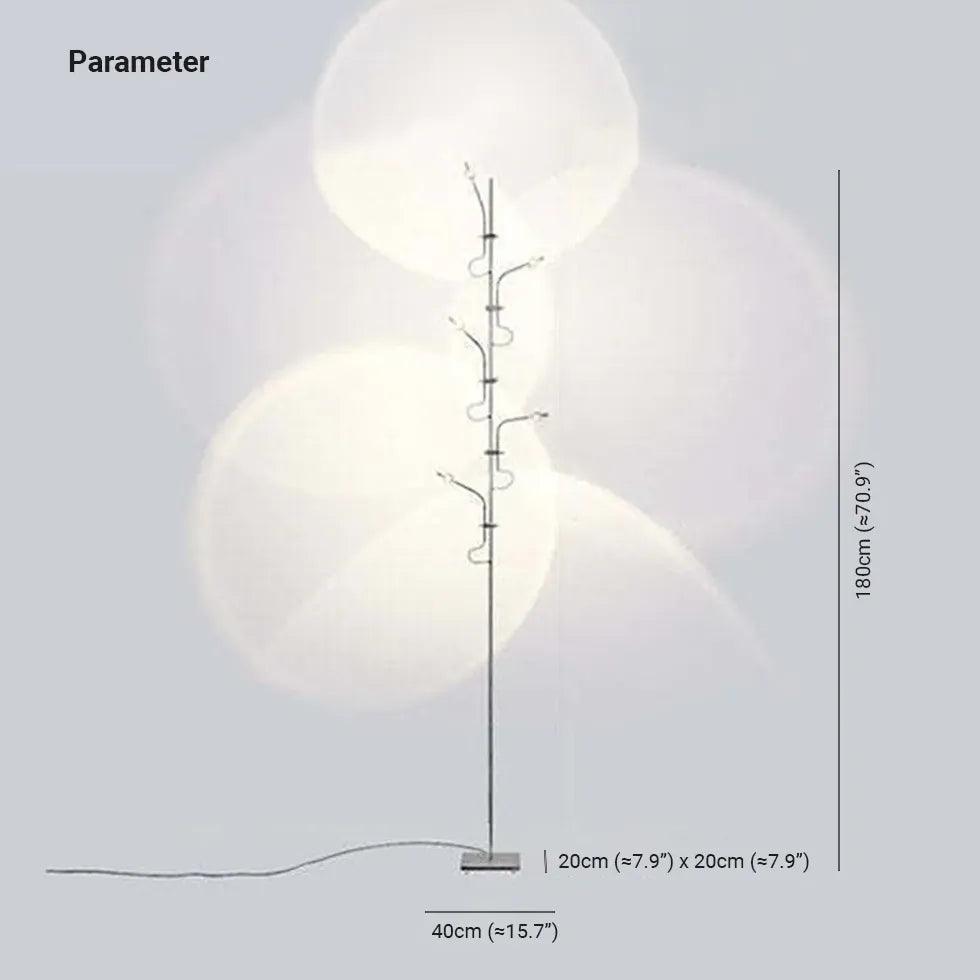 Modern Slim Floor Lamp with Decorative Shadow Effect - Perfect for Living Room, Bedroom, and Office Lighting