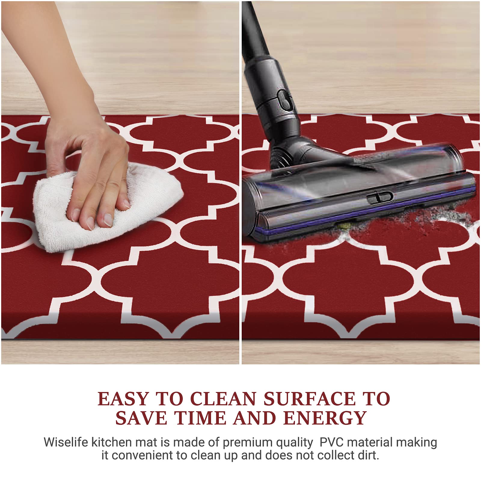 WISELIFE Anti-Fatigue Kitchen Mat - 17.3