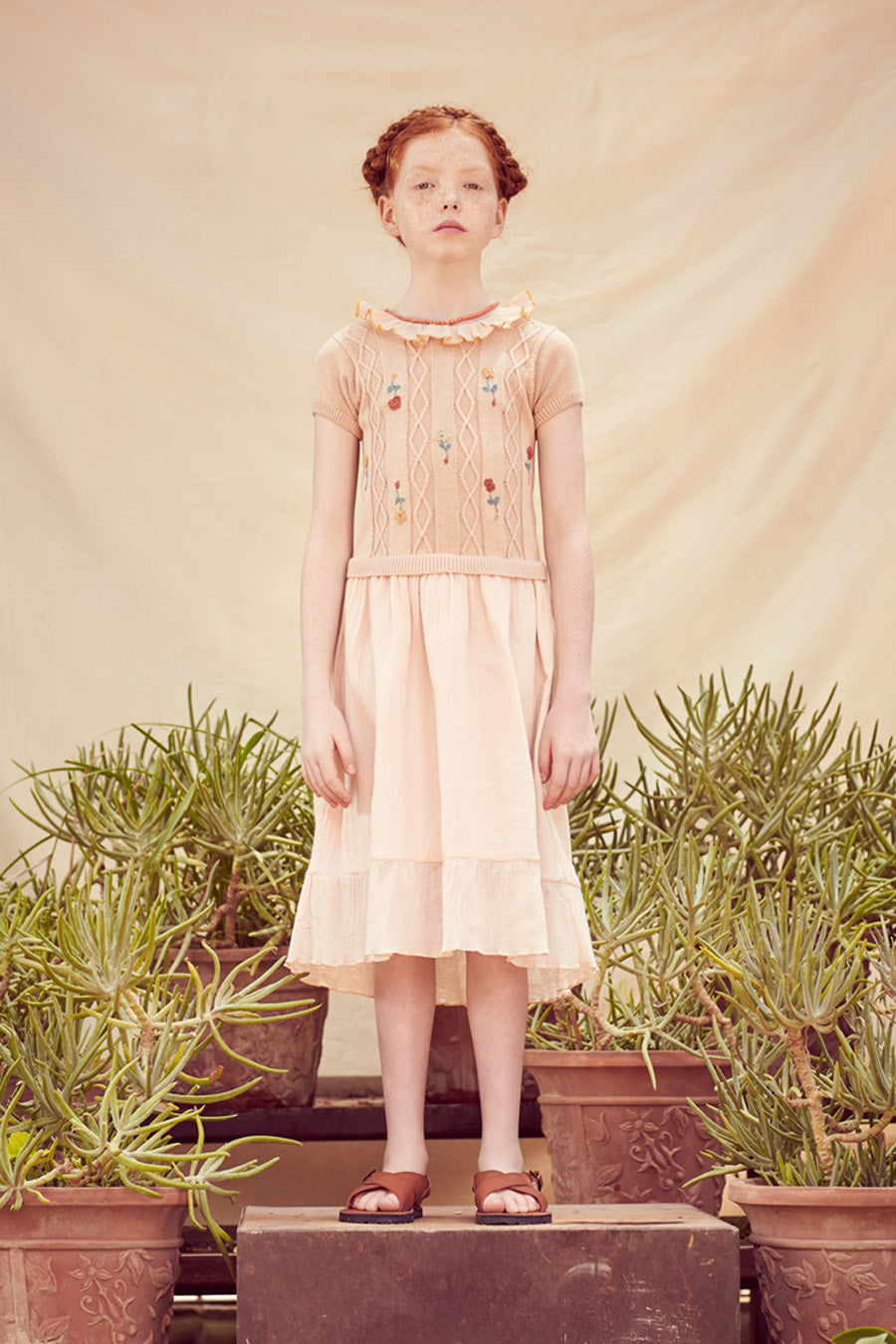 Coco au Lait Wildflower Girls Dress - Floral Print Summer Dress for Toddler & Kids - Perfect for Birthday Parties, Family Outings & Photo Shoots