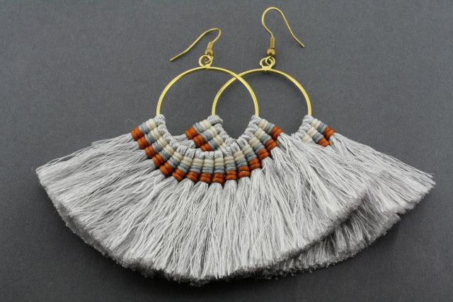 Large Silver Silk Hoop Earrings for Women - Elegant & Lightweight for Parties, Weddings & Everyday Wear
