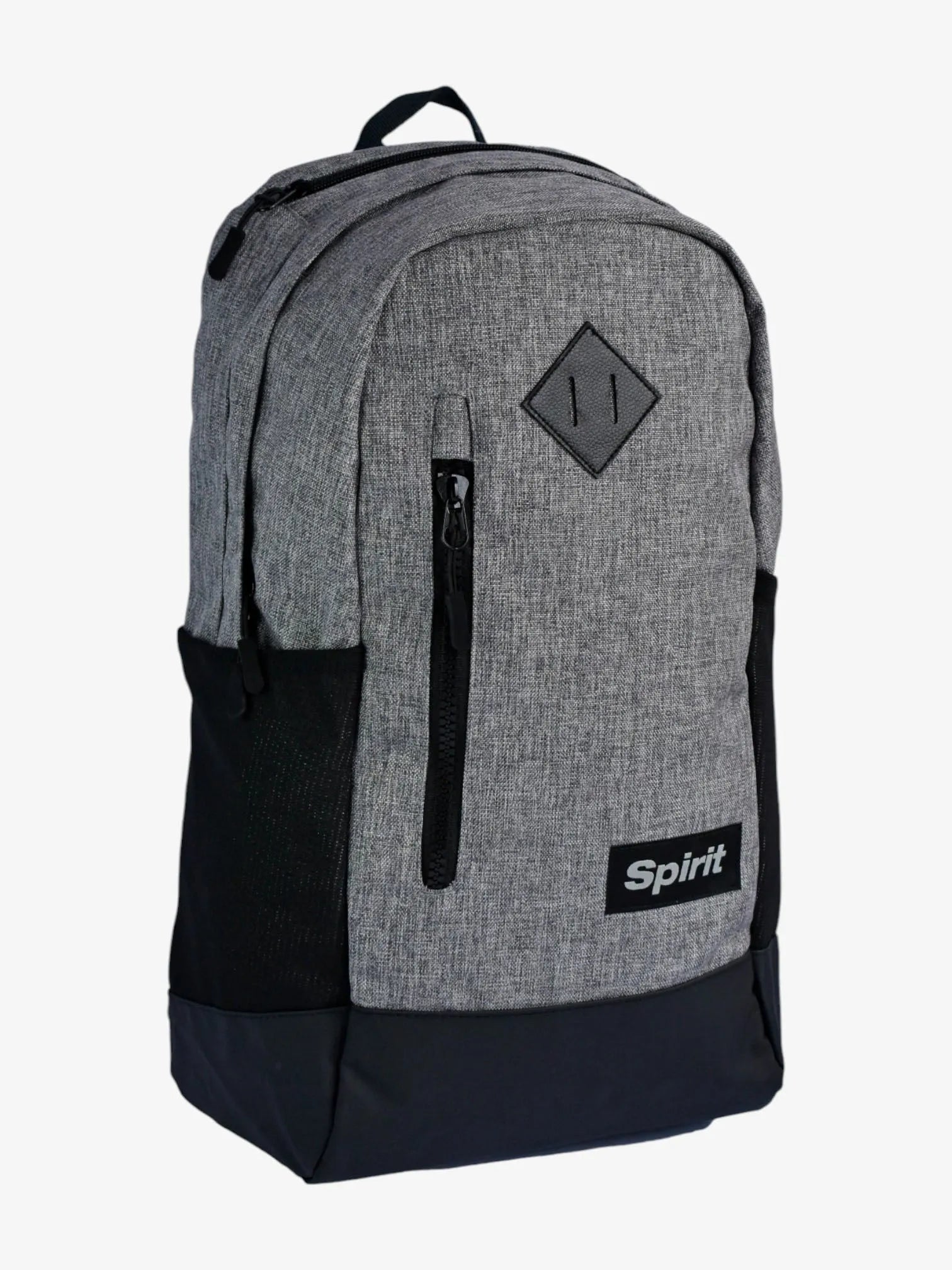 Spirit Crew Gray Backpack - Durable & Stylish School, Travel & Outdoor Hiking Bag for Men & Women