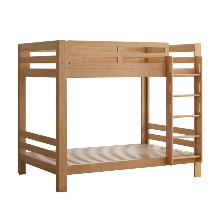 Natural Wood Color Beech Children's Bunk Bed