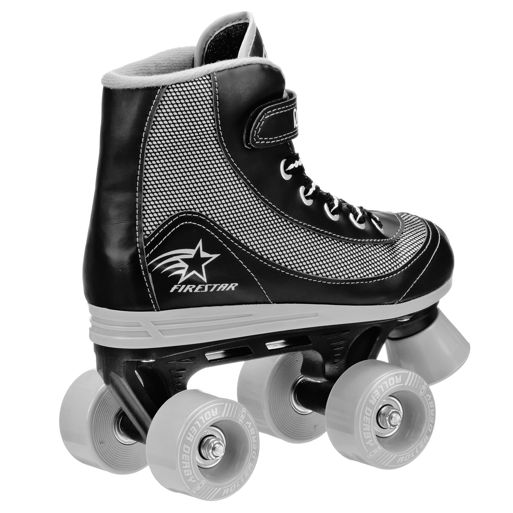 FireStar Youth Boys Roller Skates - Adjustable Quad Roller Skates for Kids Ages 5-12, Outdoor & Indoor Skating Fun, Birthday Gifts for Boys & Girls