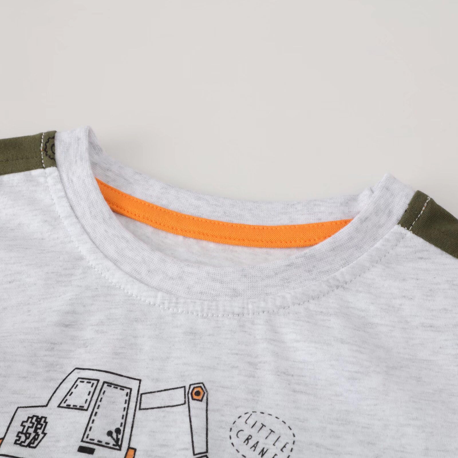 **Boys' Summer Cotton T-Shirt & Shorts Outfit Set for Toddlers (Size 2-7) - Cool & Comfortable Playwear for Outdoor Activities, Beach & Casual Wear**