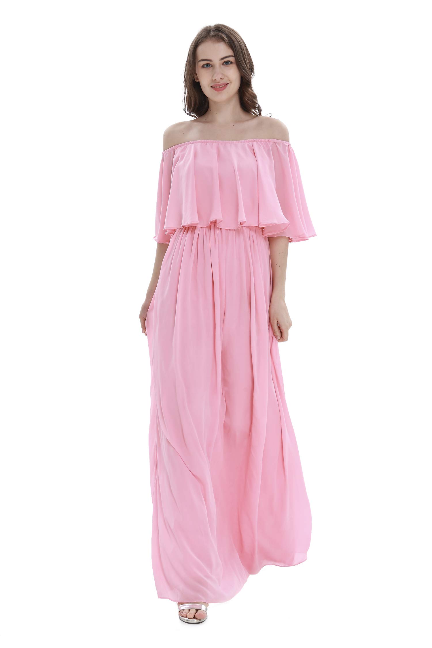 Hawaii Bridesmaid Dress for Women - Pink Coral Beach Wedding Dress Collection | Perfect for Beach Weddings, Bridal Showers & Tropical Vacations