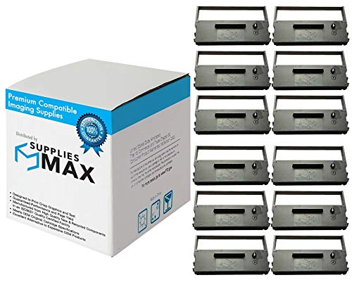 Compatible Replacement Ribbon for Citizen DP-700/730 POS Printer - Purple Ink (12-Pack, IR-71P_12PK) - Ideal for Retail Stores, Restaurants & Small Business Receipt Printing