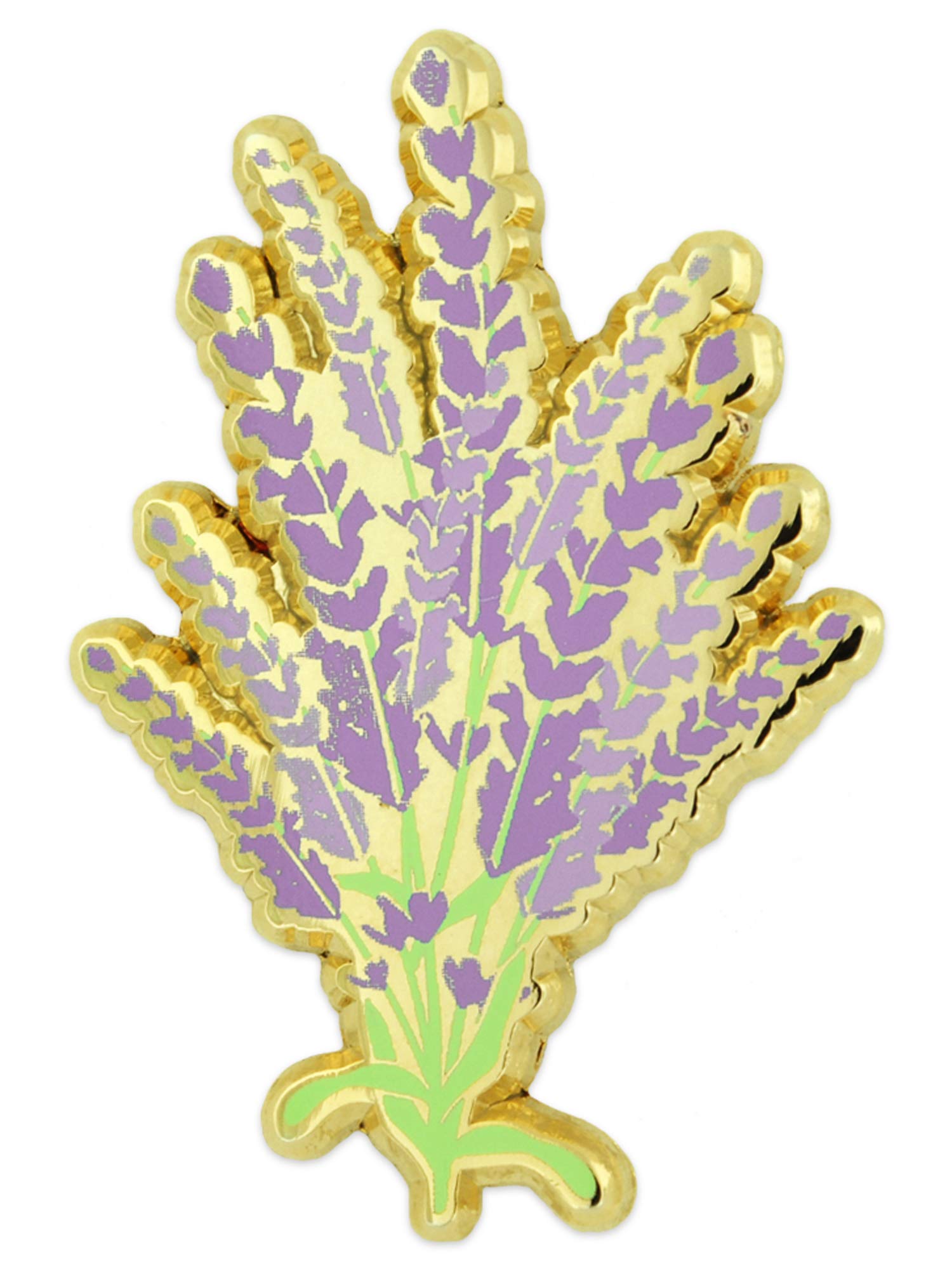 PinMart Floral Enamel Lapel Pin Brooch - Elegant Flower Plant Jewelry for Women's Suits, Dresses & Jackets | Perfect for Weddings, Office Wear & Fashion Accessories