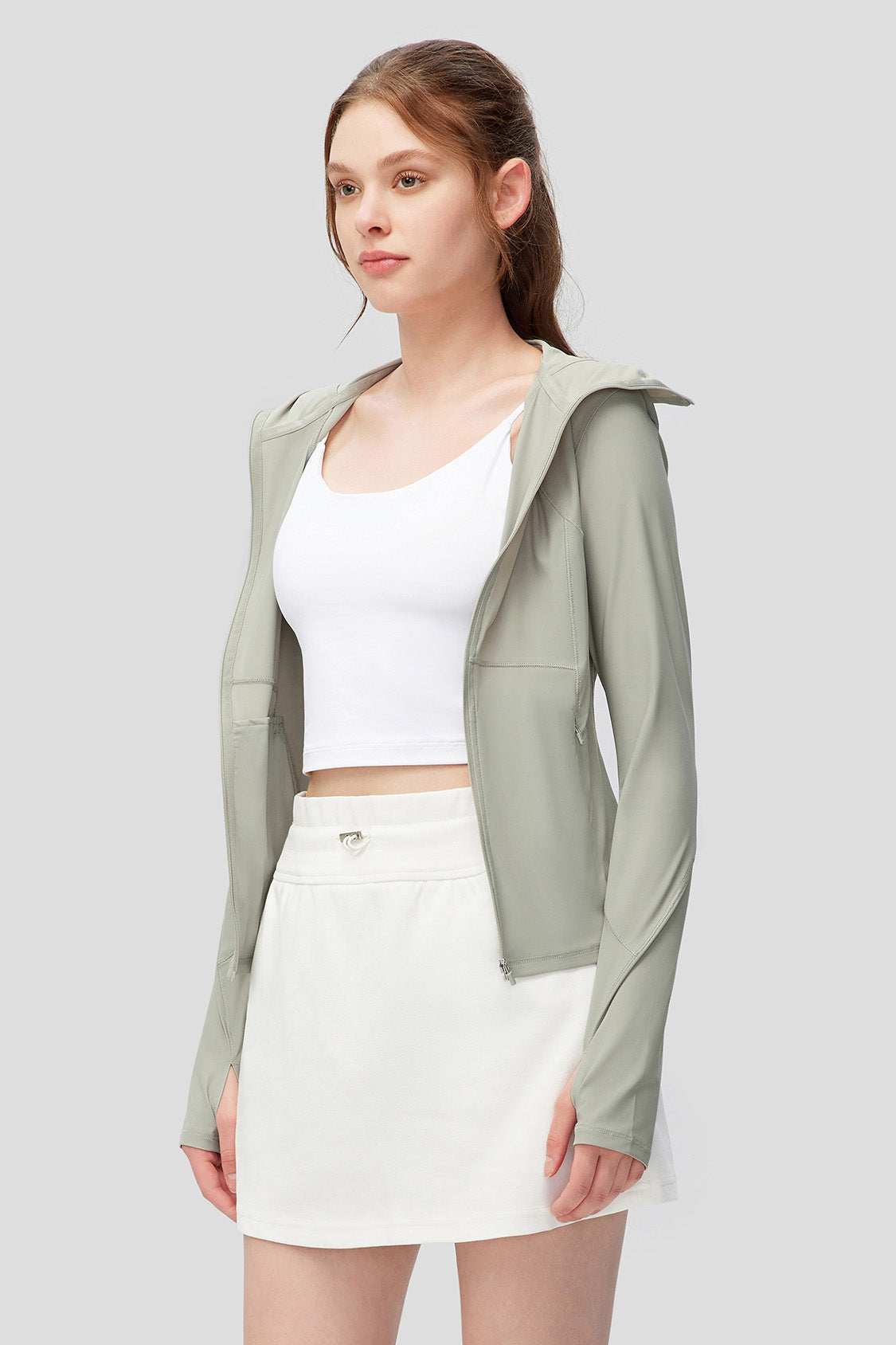 Iceslim Women's Slim Fit Sun Protection Jacket UPF50+ AL900 - Lightweight UV Shielding Outdoor Jacket for Hiking, Beach & Summer Activities