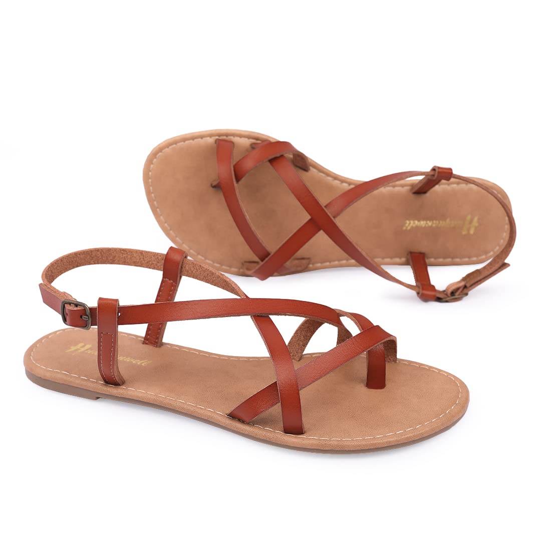 Women's Gladiator Flat Sandals - Fisherman Strappy Sandals with Ankle Strap | Comfortable Summer Beach Walking Shoes for Women | Perfect for Vacation, Outdoors & Casual Wear