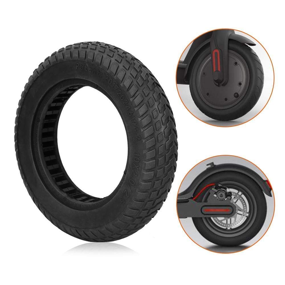 10 Inch Solid Tire for Electric Scooter - Puncture-Proof Replacement Tube for Front/Rear Wheels - Perfect for Commuting, Campus Travel & Urban Mobility