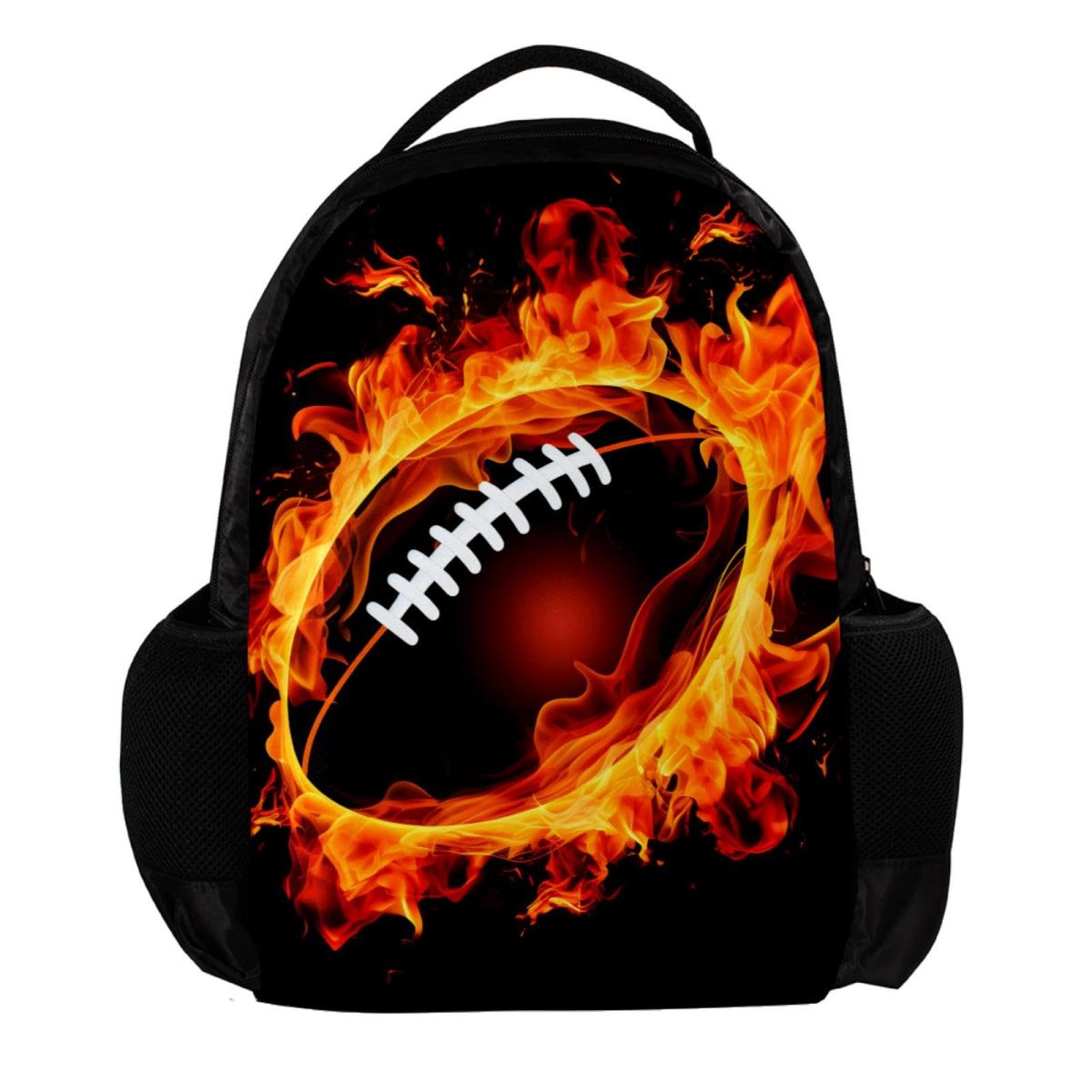Best Travel Backpacks for Women & Men - Durable American Football Design Backpack for Hiking, Commuting & College Use