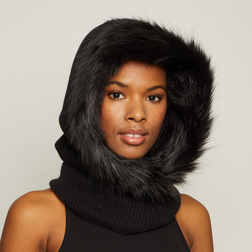 Paulina Cashmere Knit Hood - Soft & Warm Cashmere Hoodie for Women | Cozy Winter Wear, Lounge & Outdoor Activities