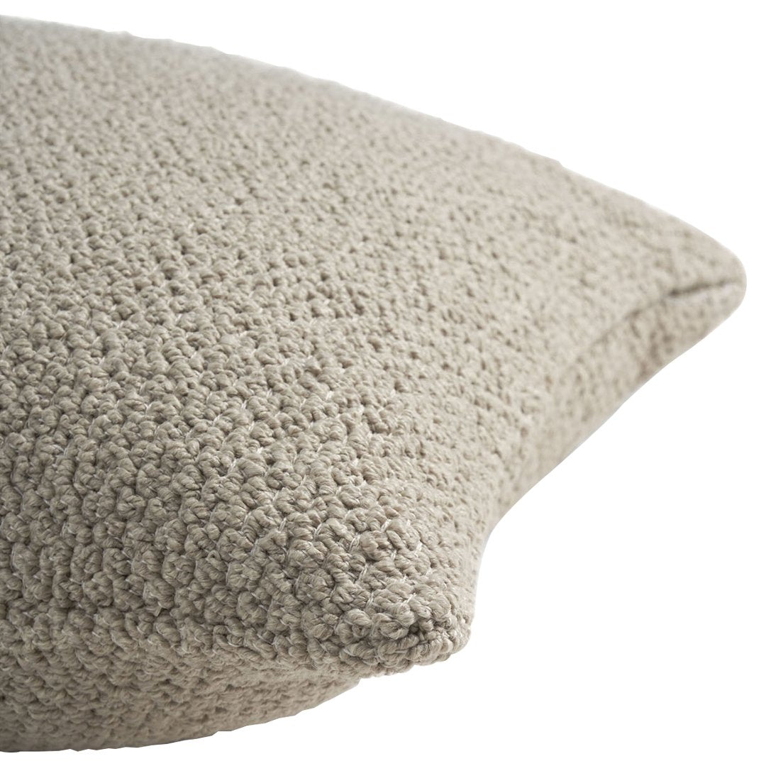 Boucle Outdoor Lumbar Cushion - Water-Resistant Back Support Pillow for Patio, Garden & Poolside Chairs - Comfortable & Stylish Home Decor Accessory