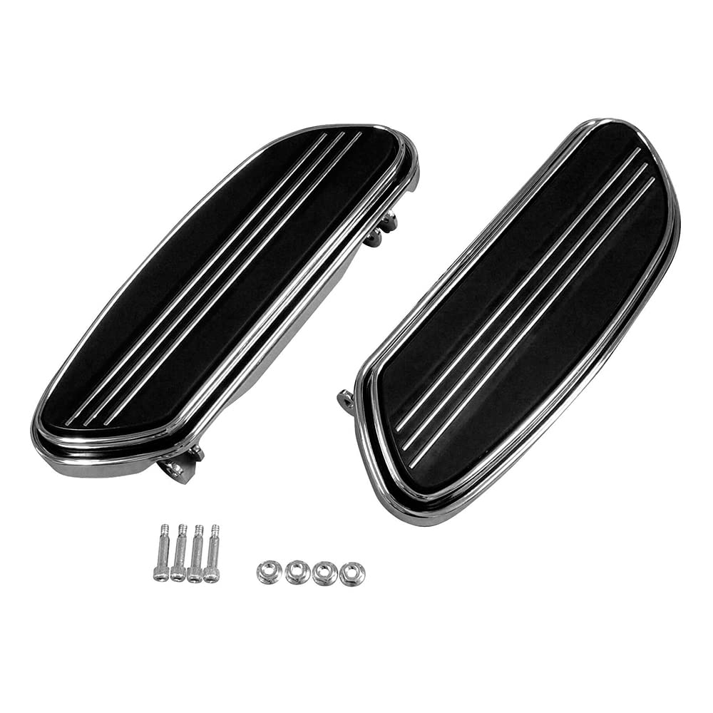 2012 Harley Davidson FLTRX Road Glide Custom Chrome Floorboards - Bikers Choice CHRM Floorboard Kit for Enhanced Comfort & Style on Long Rides