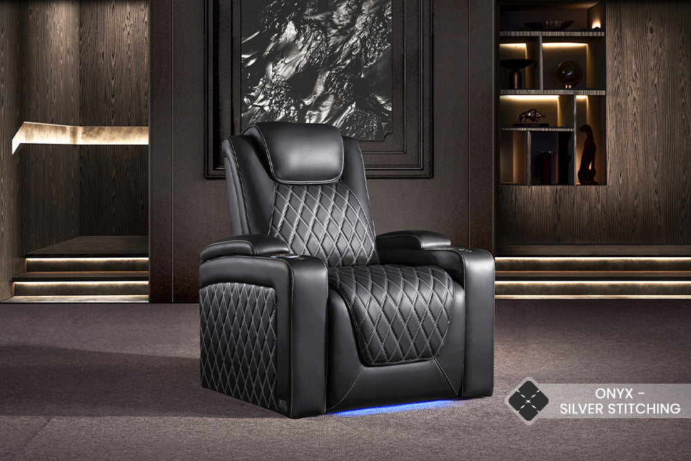 Valencia D BOX Habtic+ Leather Home Theater Seating Oslo Ultimate Luxury Edition - Premium Recliner for Movie Nights & Gaming Setup - Perfect for Home Cinemas, Media Rooms & Entertainment Spaces