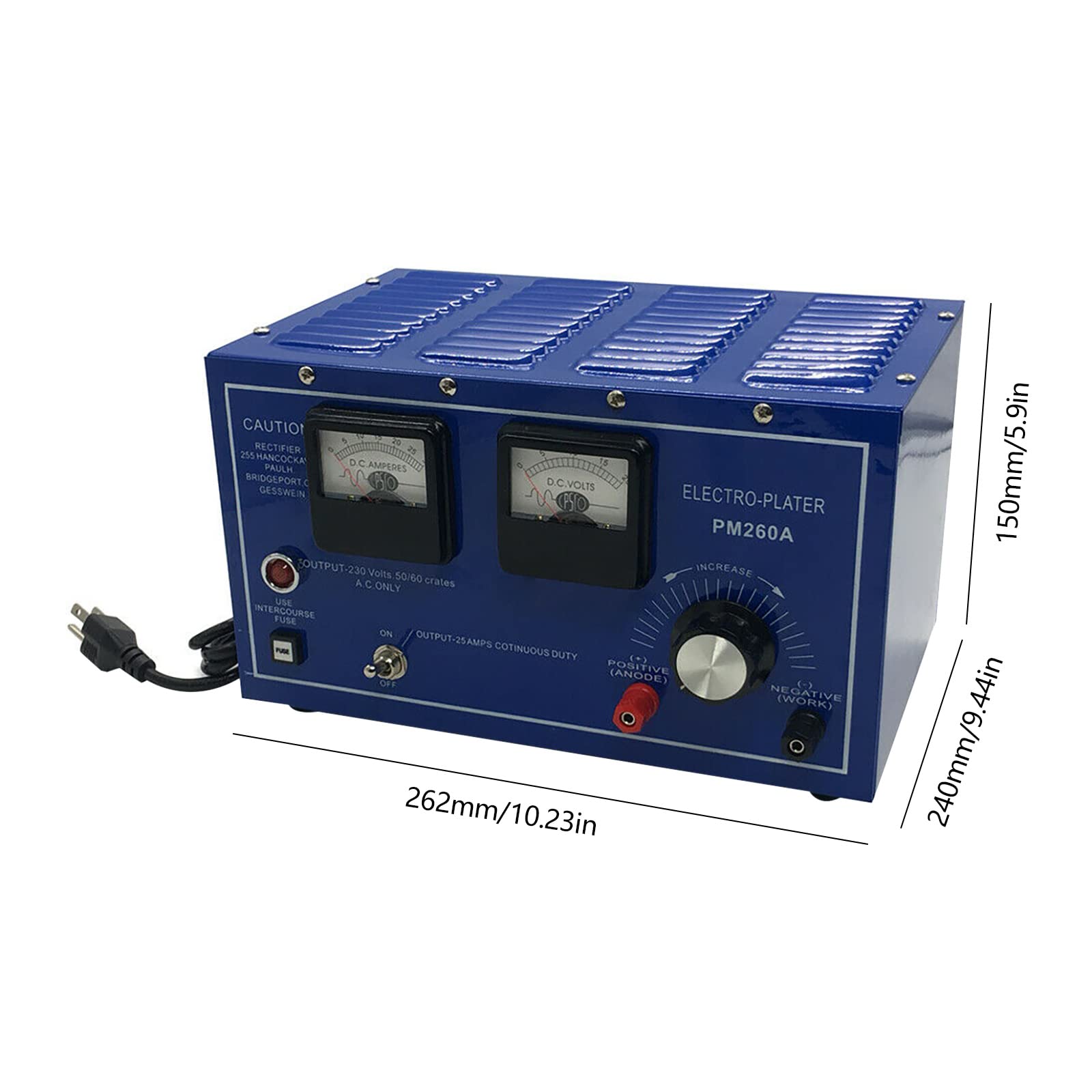 30A Gold Plating Machine for Jewelry - Platinum, Silver Electroplating Rectifier with Surface Treatment | Professional Jewelry Plater for Rings, Necklaces & Watches | Perfect for Jewelry Repair & Custom Design