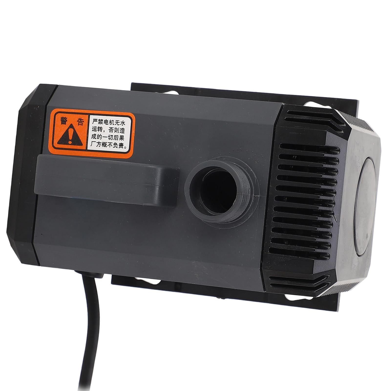 Adjustable Submersible Water Pump 2000L/H, 55W Super Quiet 200-240V Pond Pump with 2 Nozzles for Waterfalls - Easy to Disassemble for Outdoor Fountain, Aquarium & Garden Decoration