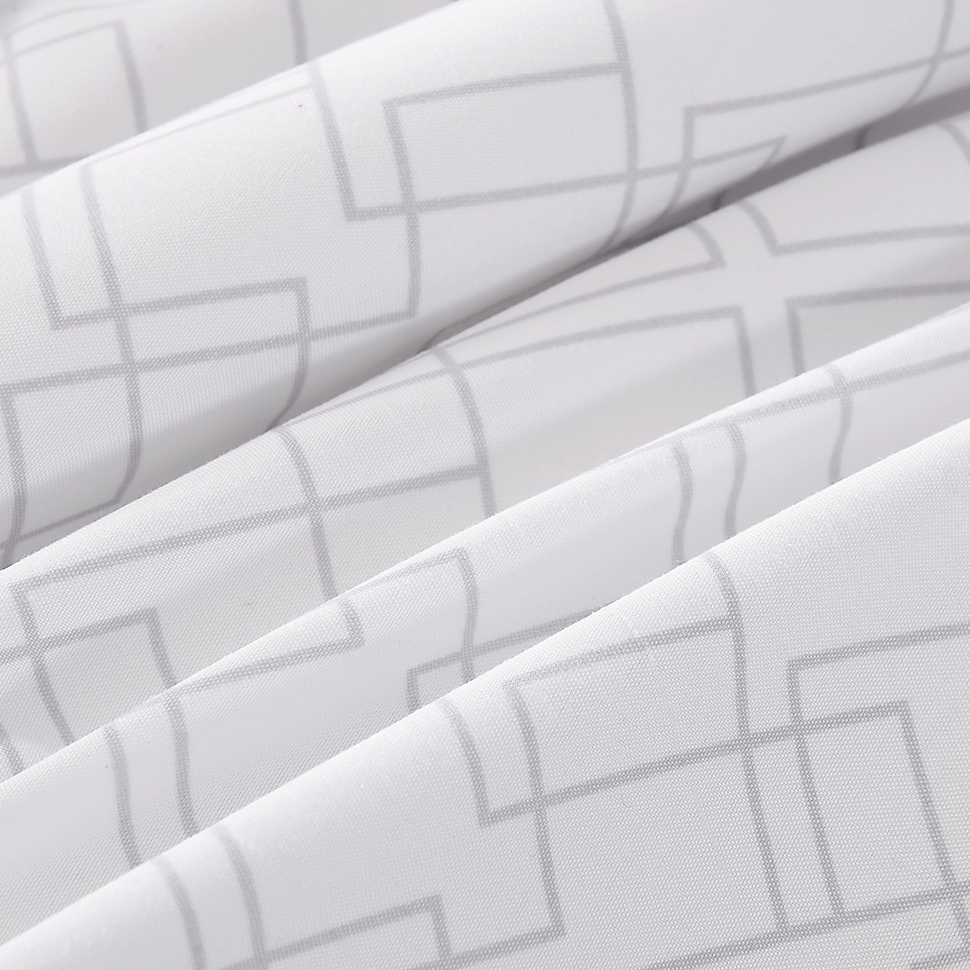 Amrapur Geo 2-Piece Reversible Down Alternative Comforter Set - Twin Size, All-Season Warmth for Bedroom Decor & Guest Room Essentials